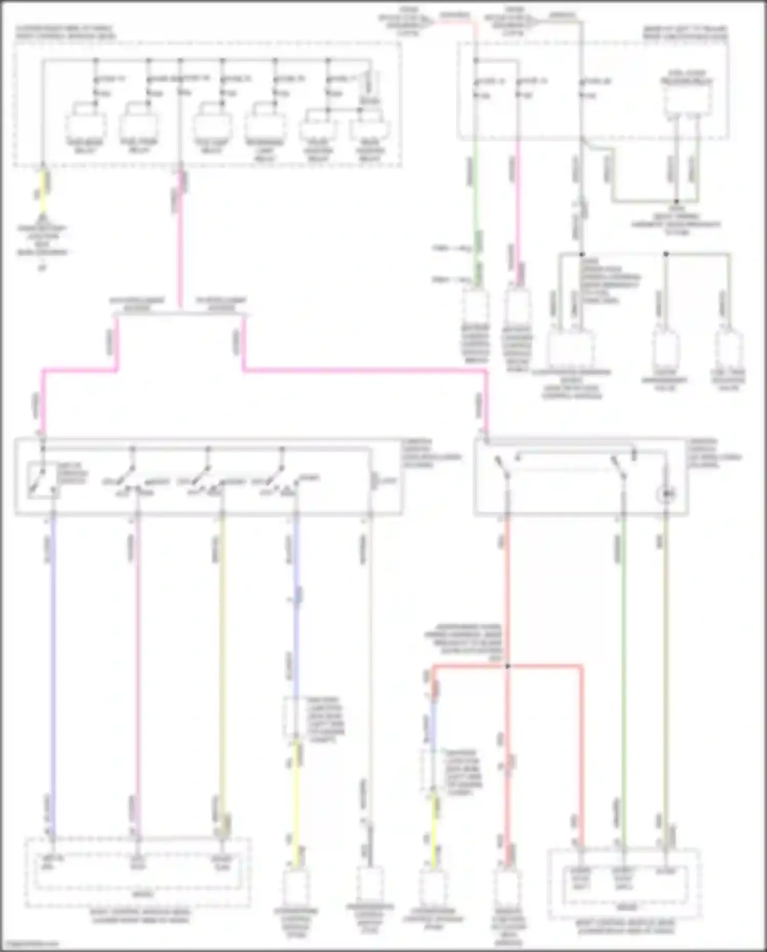 Wiring diagram reversing lamp relay for Ford C-MAX II facelift (2015-2019)