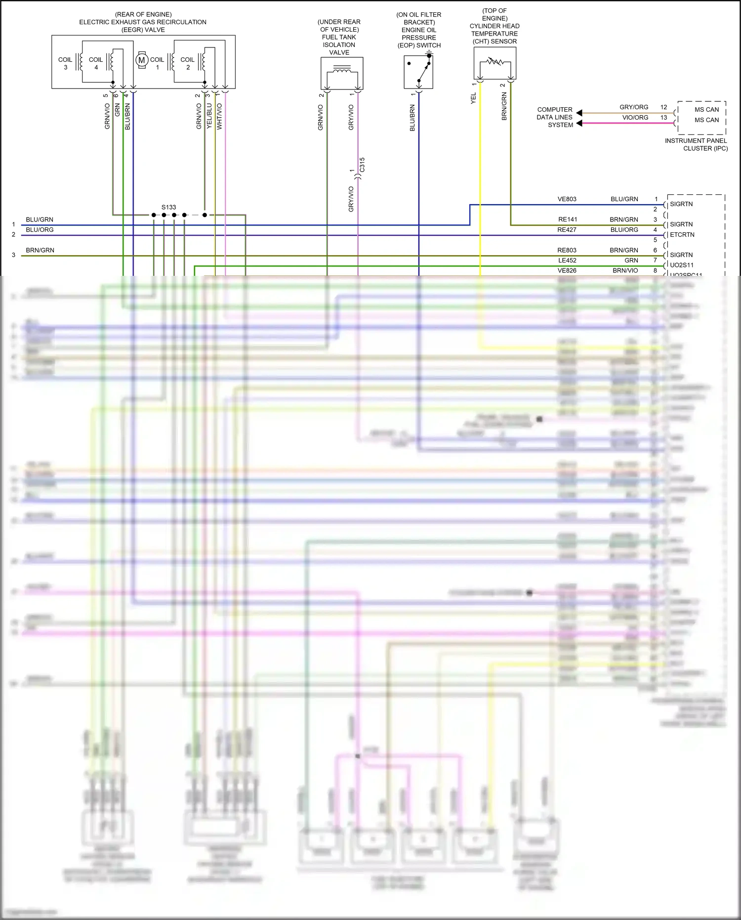 Ford C-MAX II facelift (2015-2019) map wiring diagram  (3 of 4)