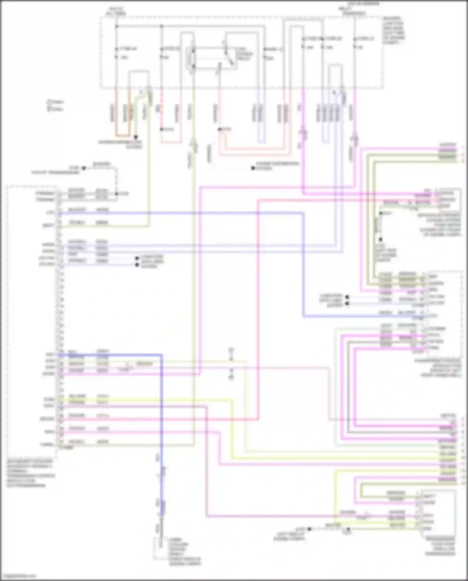 Wiring diagram motor electronics cooling system pump motor for Ford C-MAX II facelift (2015-2019) (3 of 3)