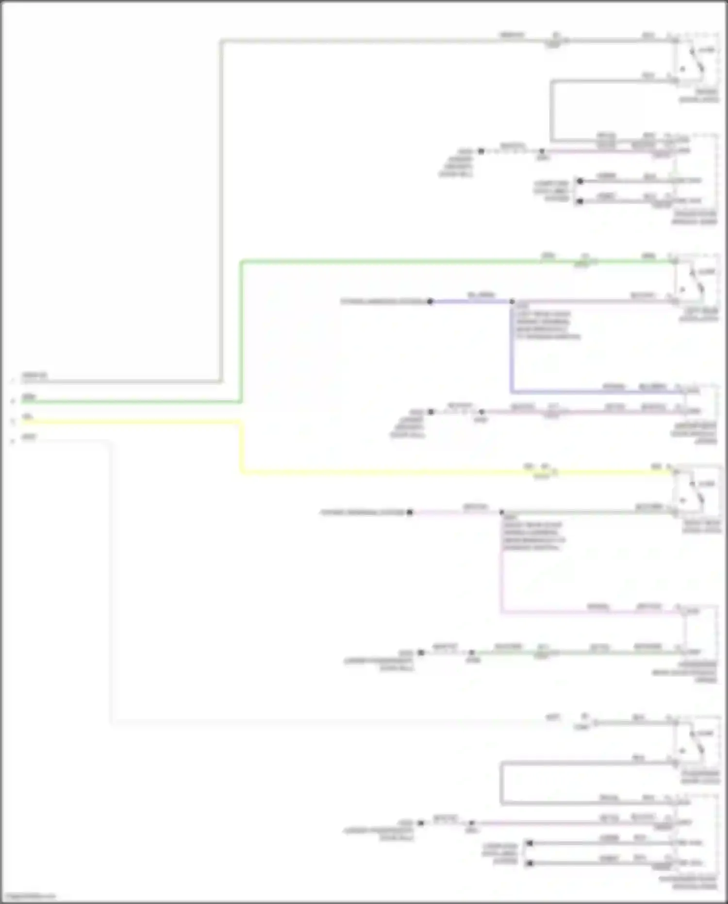 Wiring diagram computer data lines system for Ford C-MAX II facelift (2015-2019)