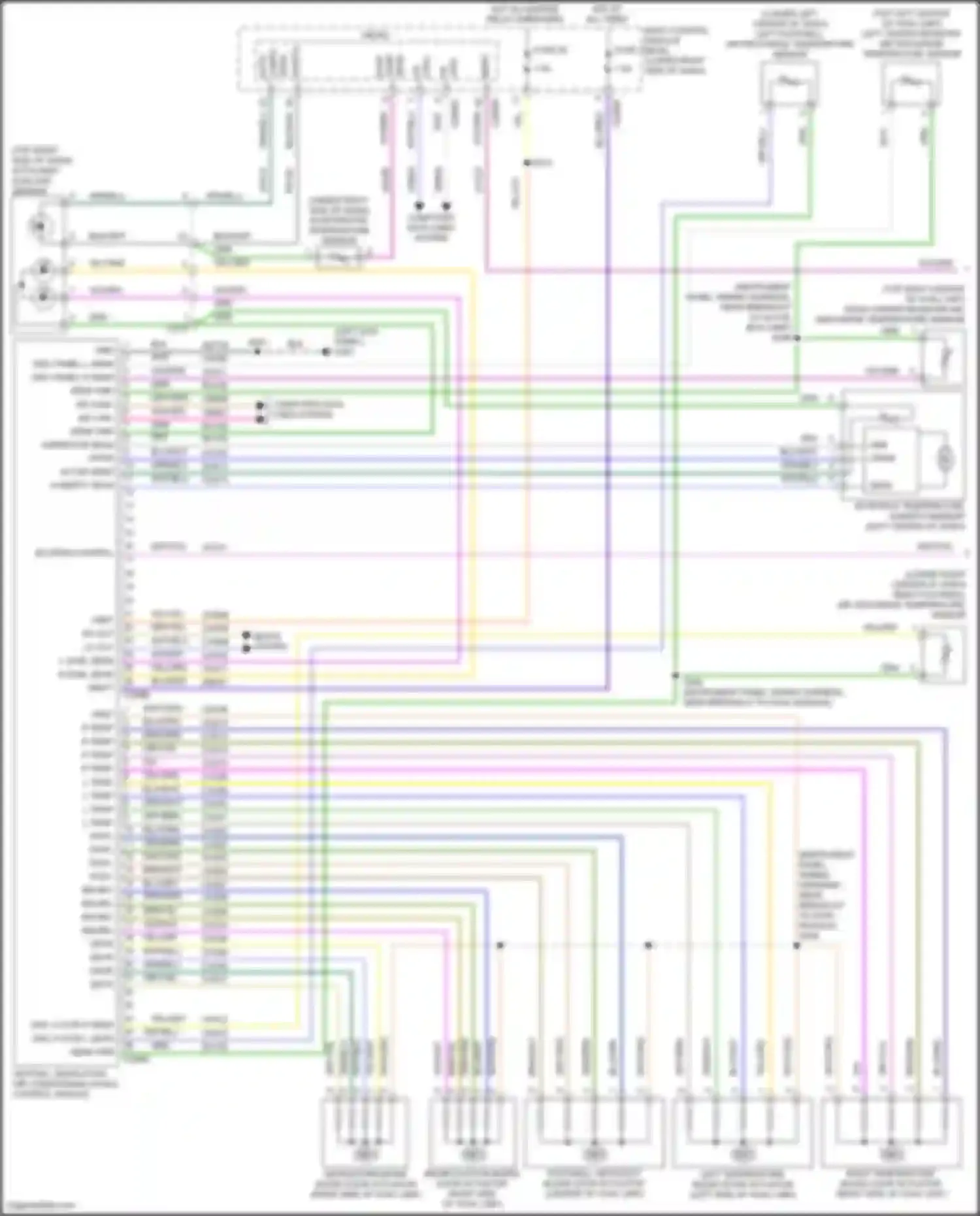 Wiring diagram right temperature blend door actuator for Ford C-MAX II facelift (2015-2019) (1 of 1)