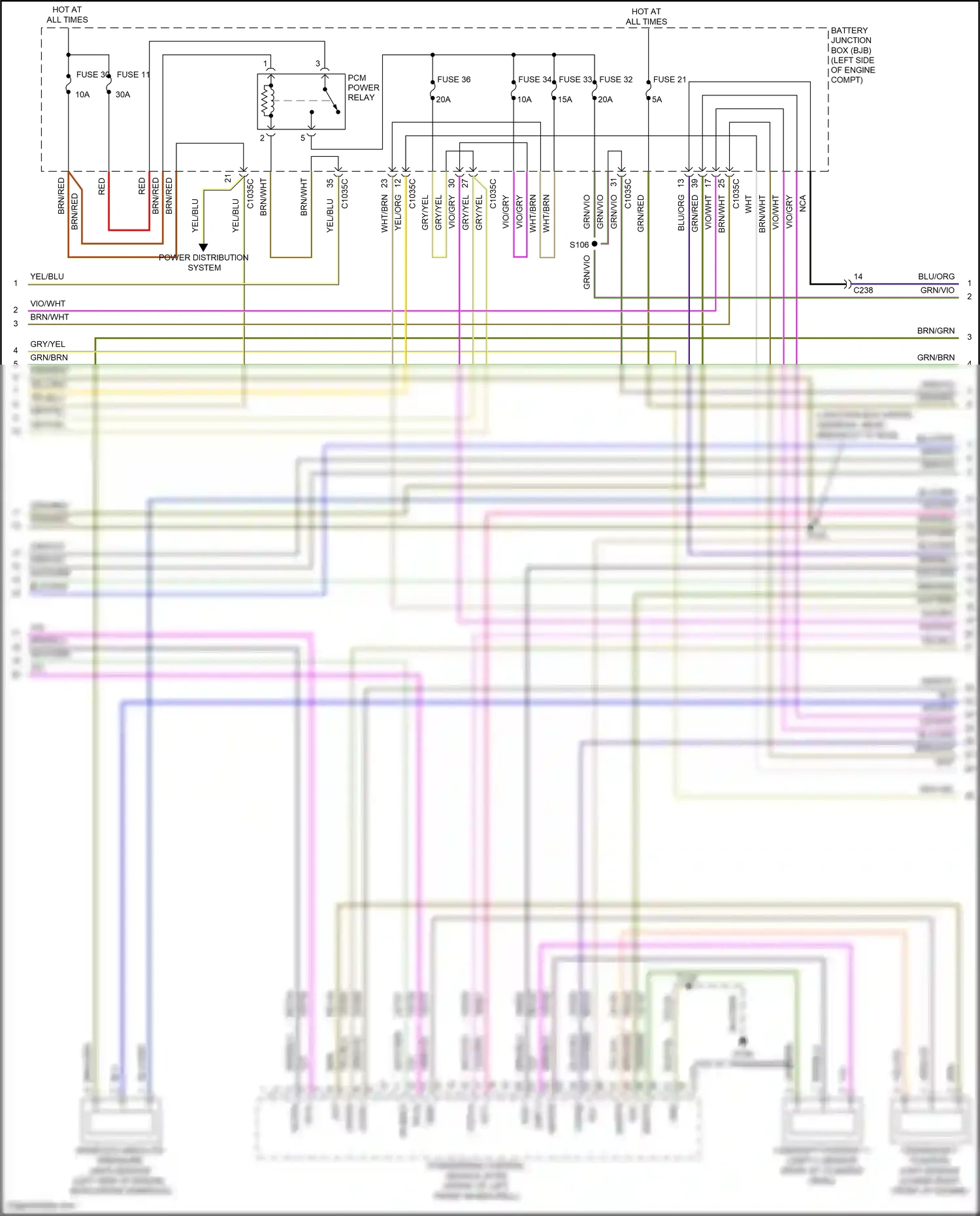 Ford C-MAX II facelift (2015-2019) vref wiring diagram  (5 of 9)