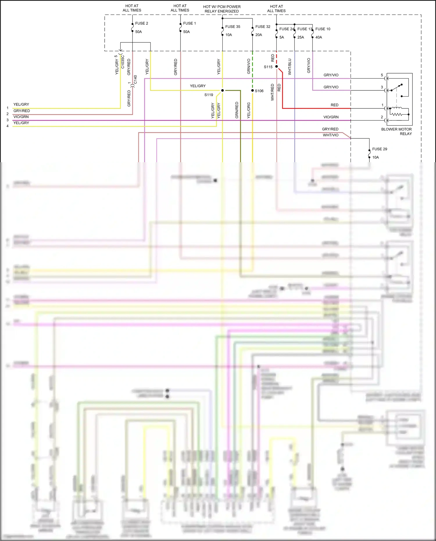 Ford C-MAX II facelift (2015-2019) vref wiring diagram  (2 of 9)