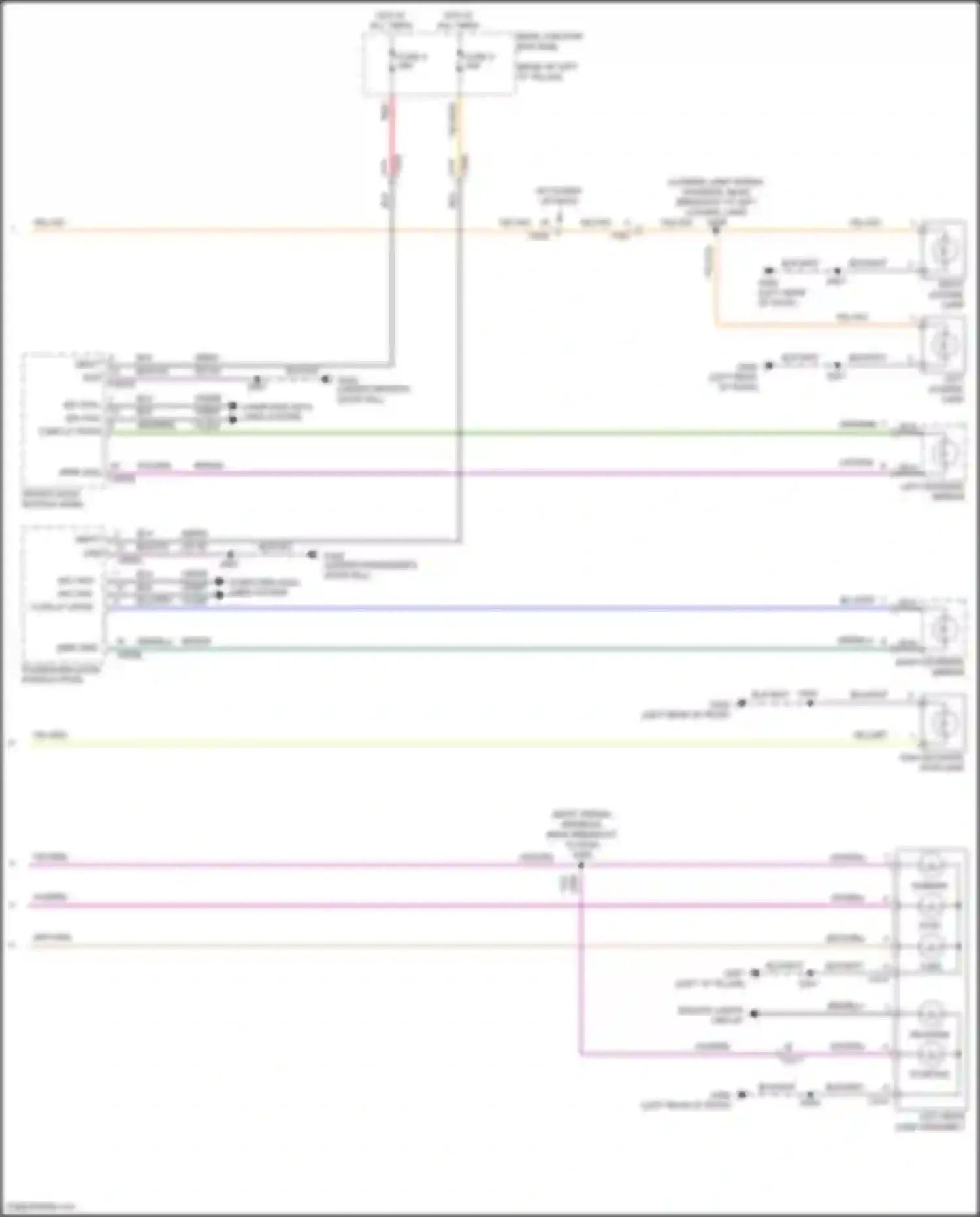 Wiring diagram w/ power liftgate for Ford C-MAX II facelift (2015-2019) (4 of 12)