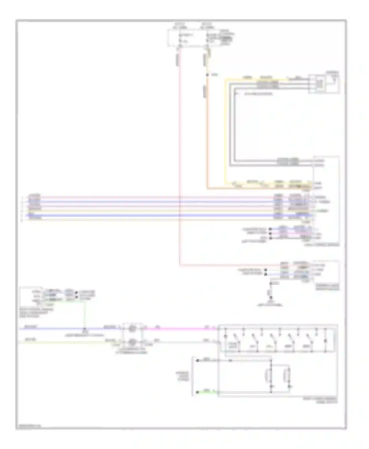 C-MAX Ford II (2010-2015): Sync radio circuit, with sync gen 1 (2 of 2)