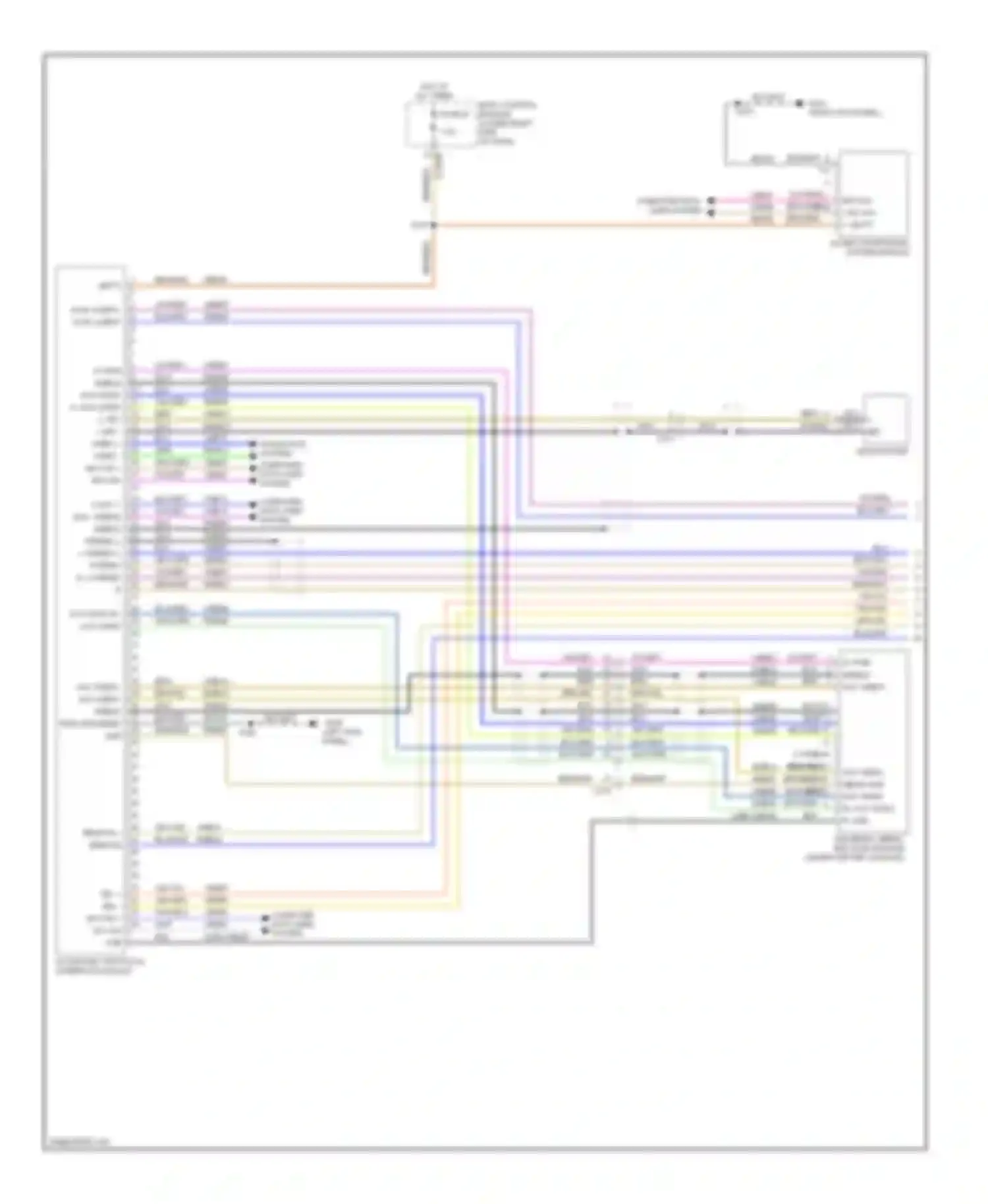 C-MAX Ford II (2010-2015): Sync radio circuit, with sync gen 2 (1 of 2)