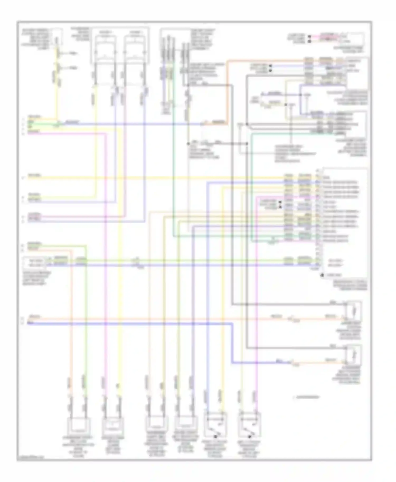 C-MAX Ford II (2010-2015): Supplemental restraints circuit (2 of 2)