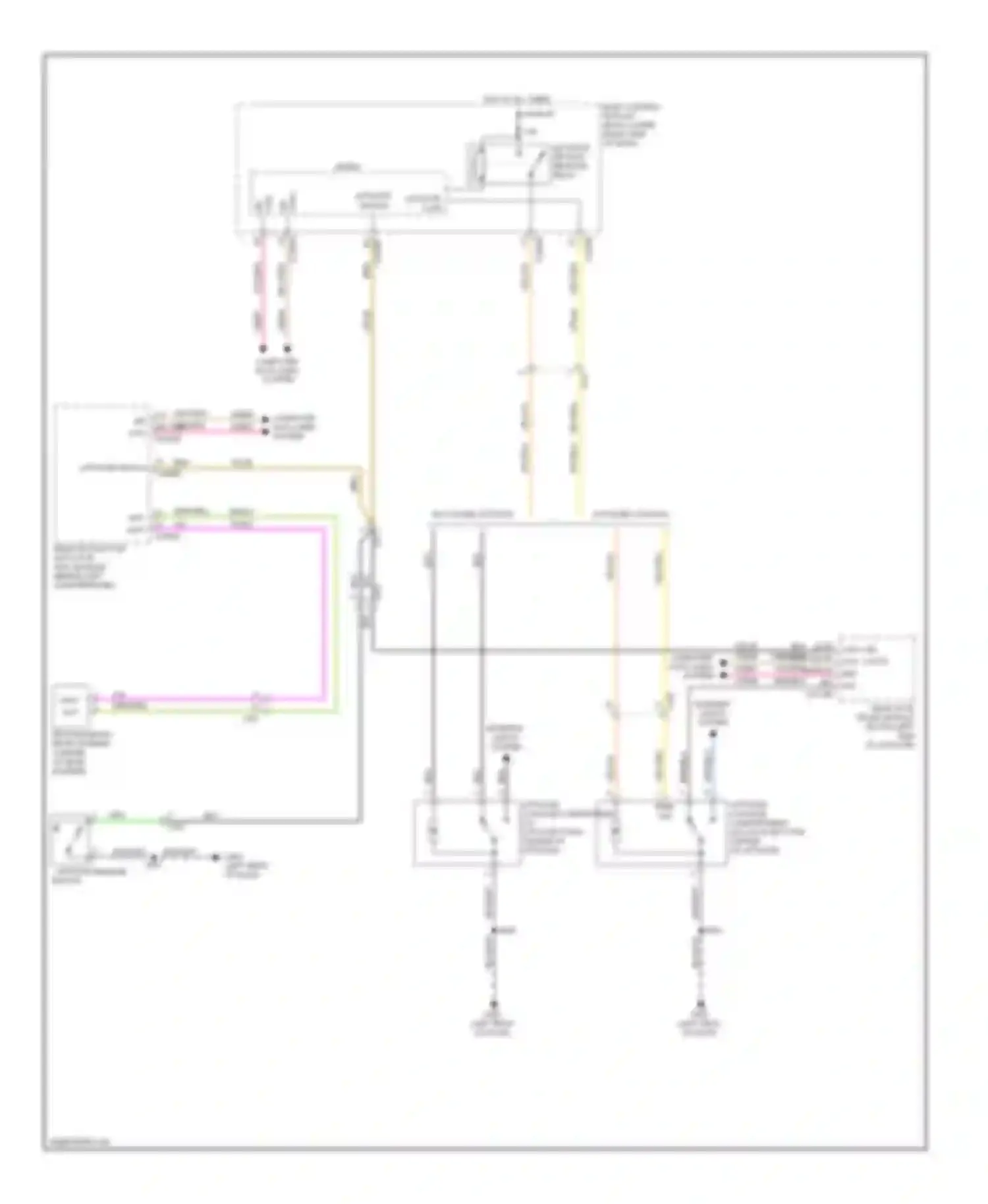 C-MAX Ford II (2010-2015): Trunk release circuit