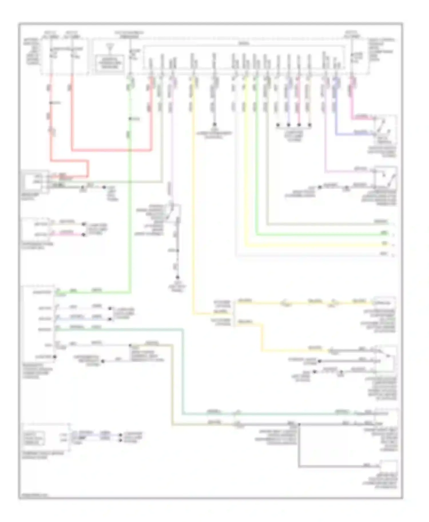 C-MAX Ford II (2010-2015): Warning systems circuit (1 of 2)