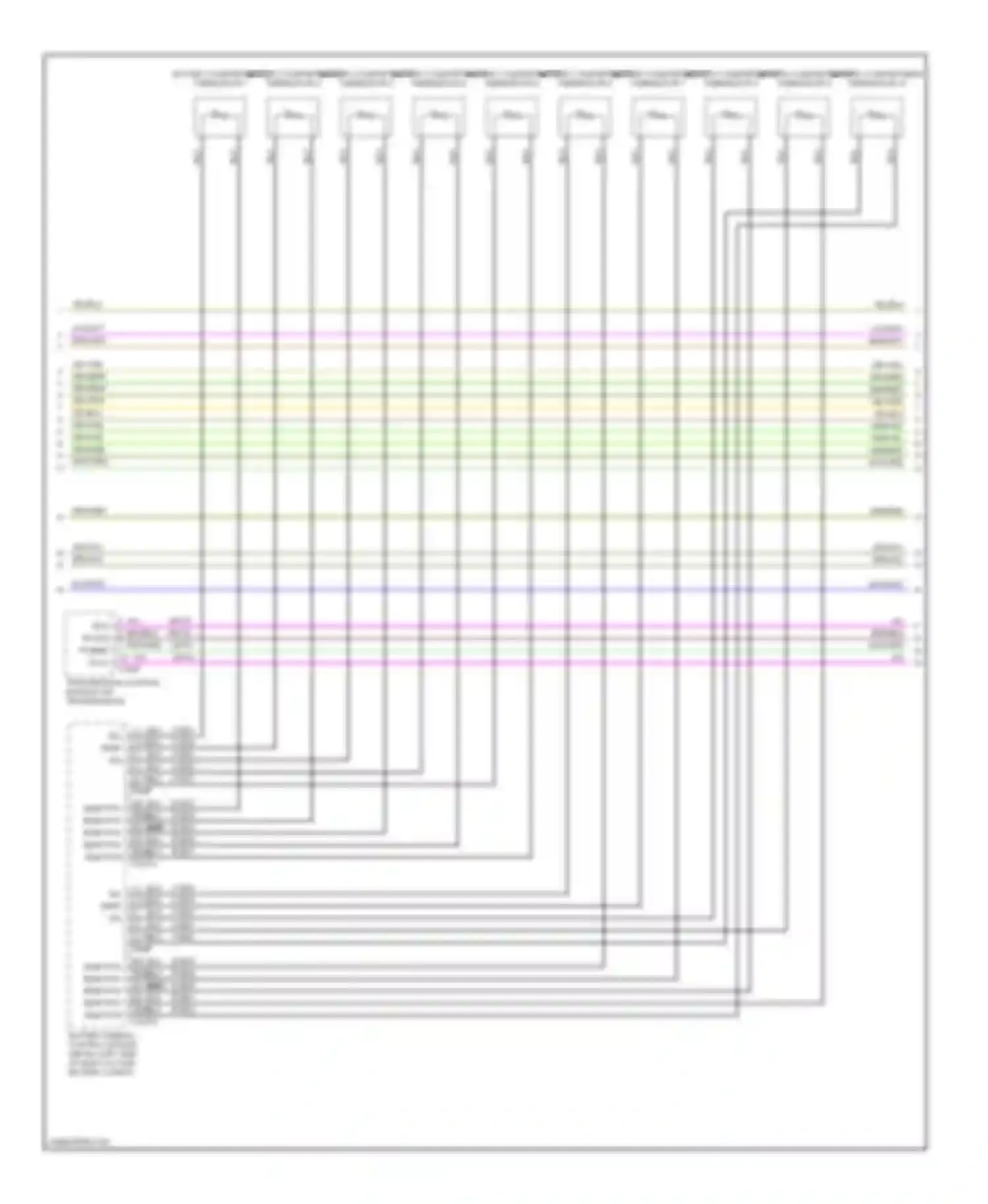 Wiring diagram 1 2 3 4 5 6 7 8 9 10 11 temp sig temp sig temp sig temp sig temp sig for Ford C-MAX II (2010-2015) (1 of 1)
