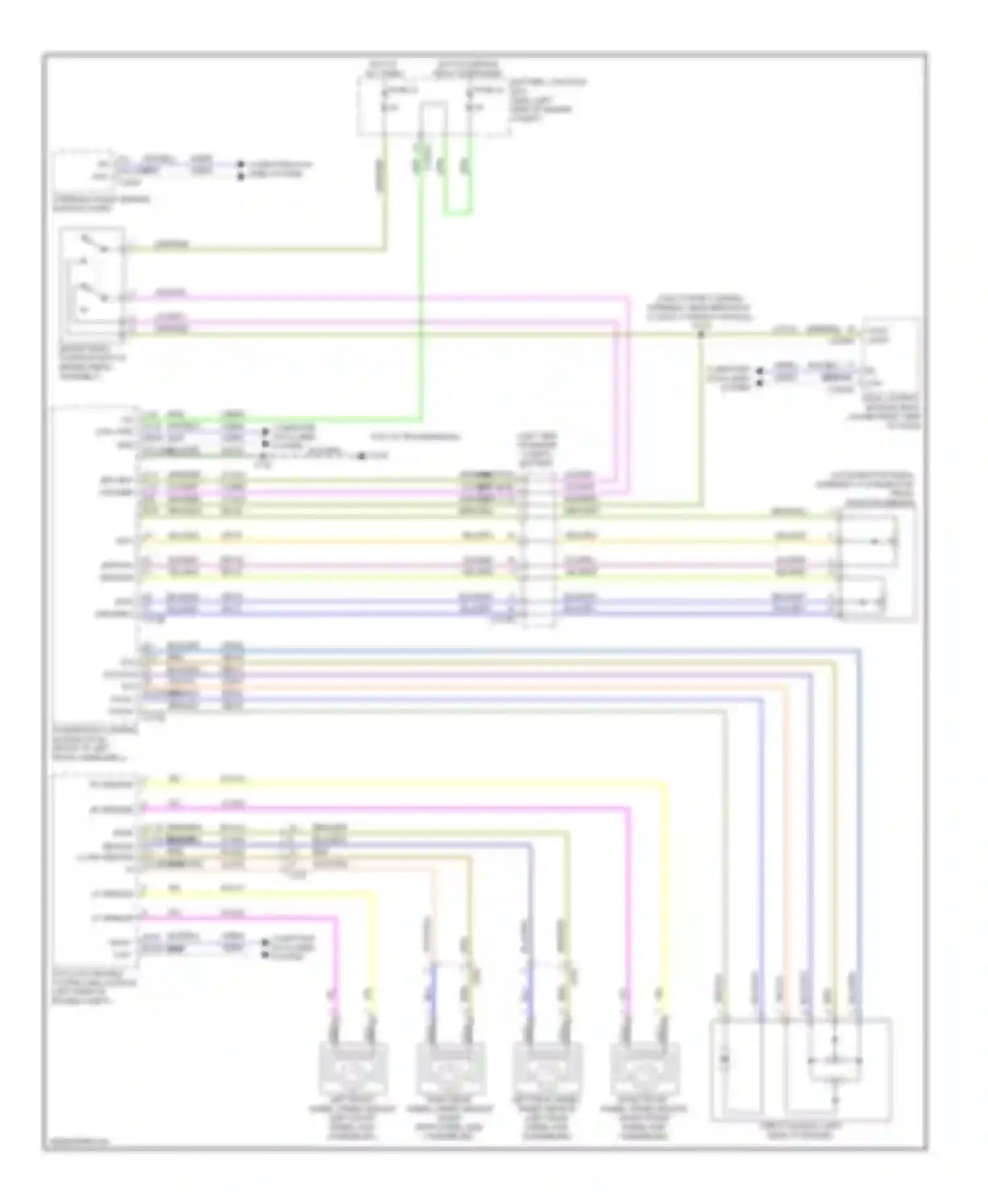 Wiring diagram blu/org for Ford C-MAX II (2010-2015) (4 of 19)