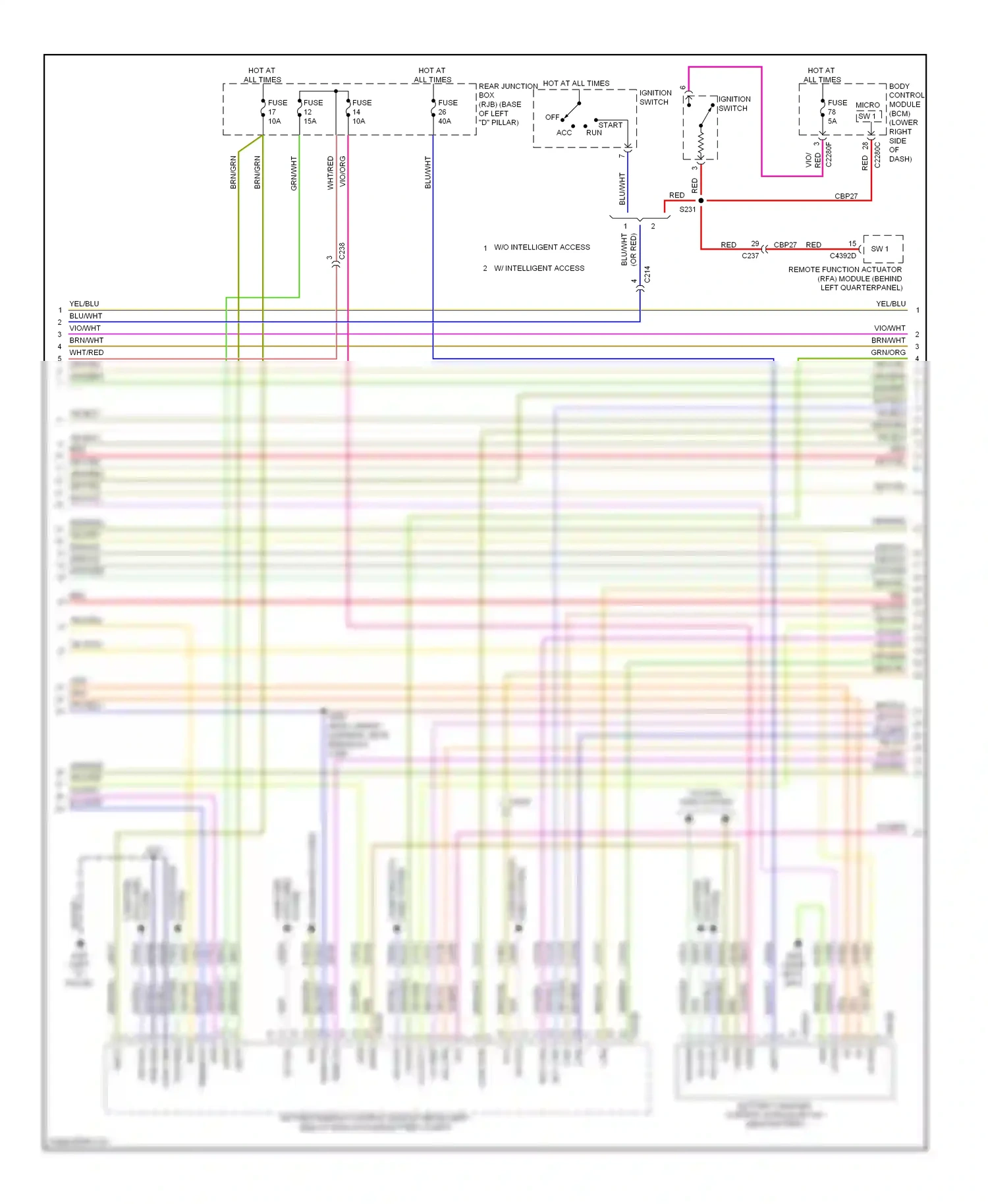 Ford C-MAX II (2010-2015) feedback wiring diagram  (2 of 2)