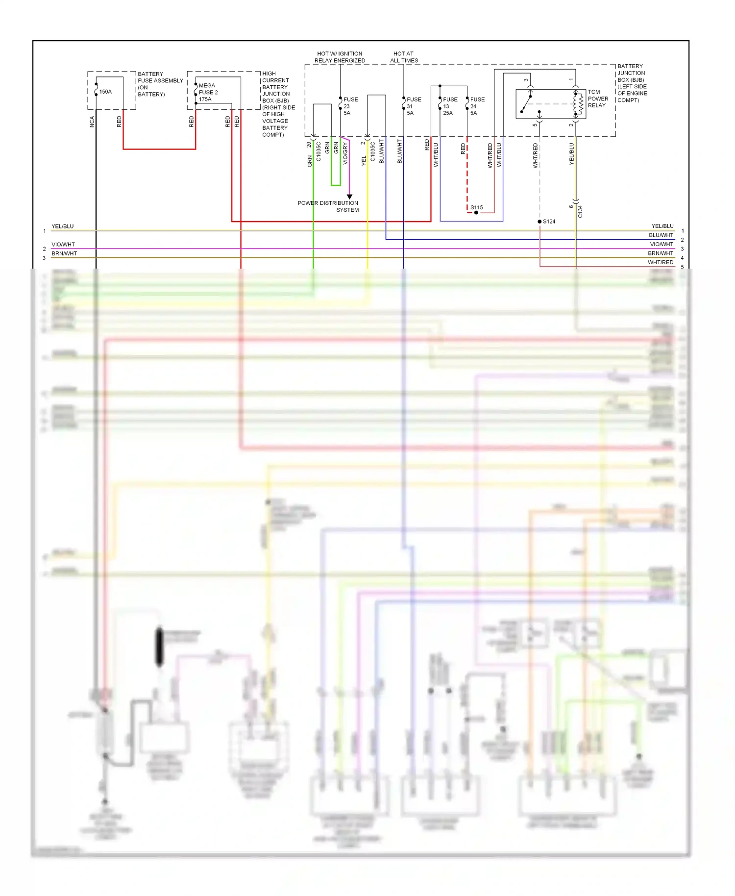 Ford C-MAX II (2010-2015) feedback wiring diagram  (1 of 2)