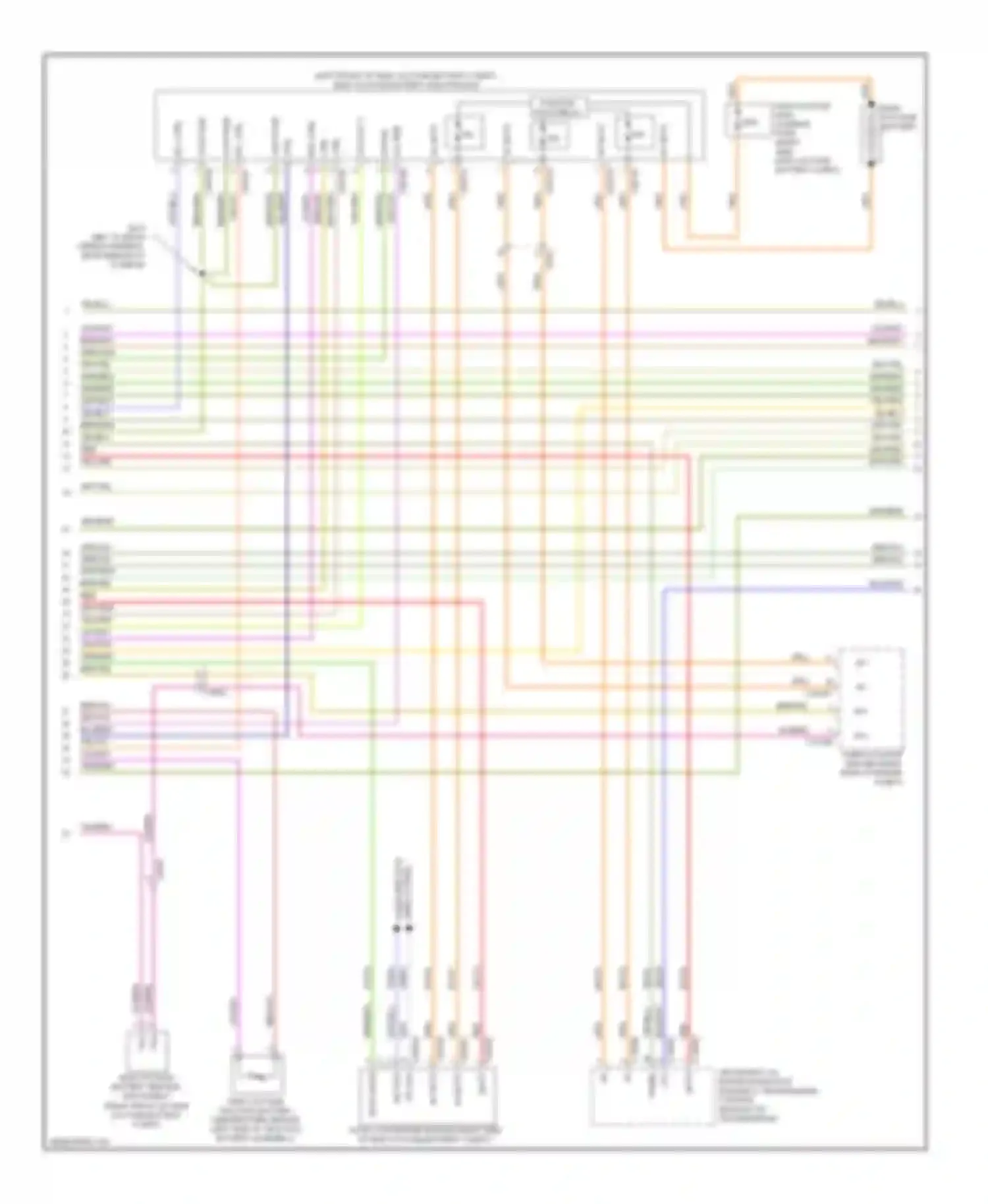 Wiring diagram high voltage battery for Ford C-MAX II (2010-2015) (2 of 2)
