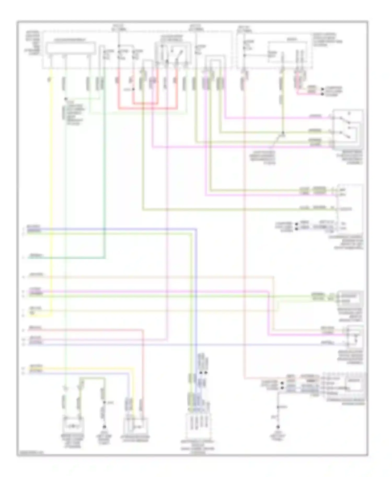 Wiring diagram starting/charging system for Ford C-MAX II (2010-2015)
