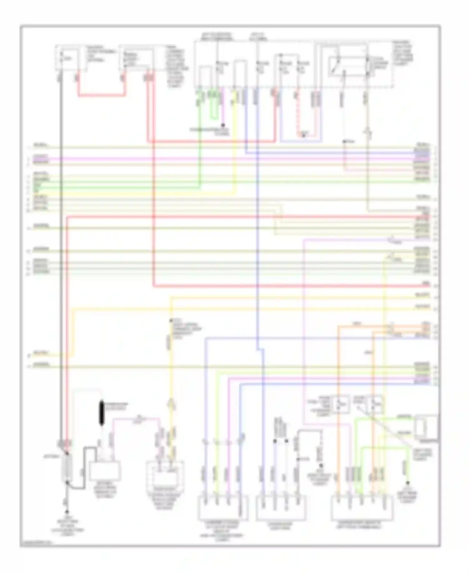 Wiring diagram inline fuse 1 (left side for Ford C-MAX II (2010-2015) (1 of 1)