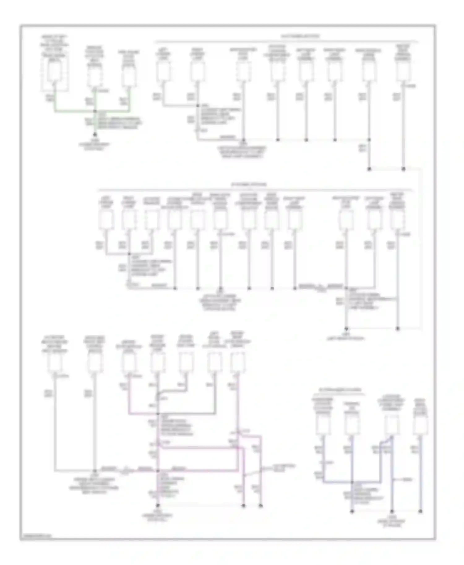 Wiring diagram left rear lamp assembly for Ford C-MAX II (2010-2015) (4 of 4)