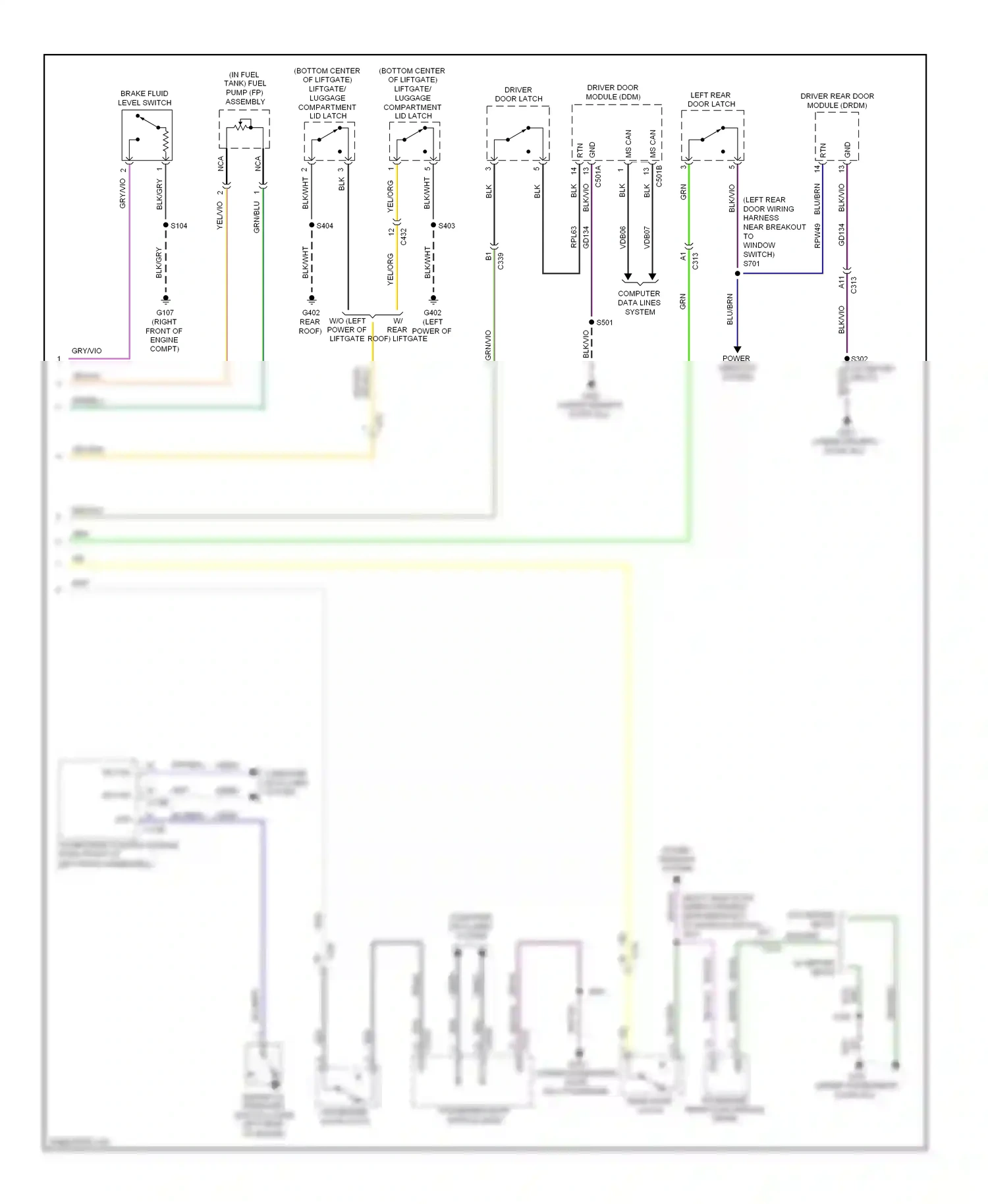 Ford C-MAX II (2010-2015) ops wiring diagram  (1 of 1)