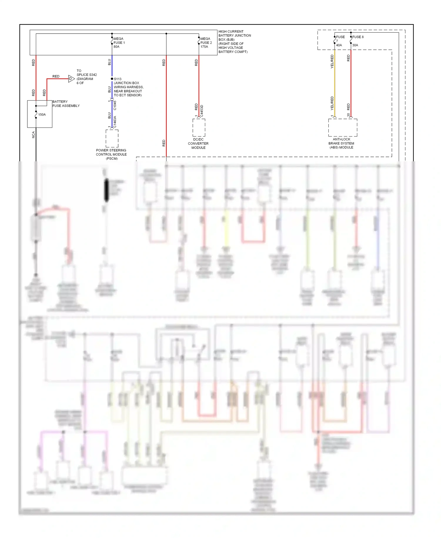 Ford C-MAX II (2010-2015) powertrain control module (pcm) wiring diagram  (3 of 4)