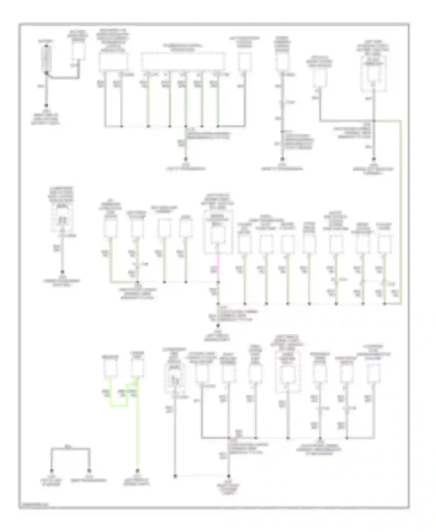 Wiring diagram left headlamp assembly for Ford C-MAX II (2010-2015)