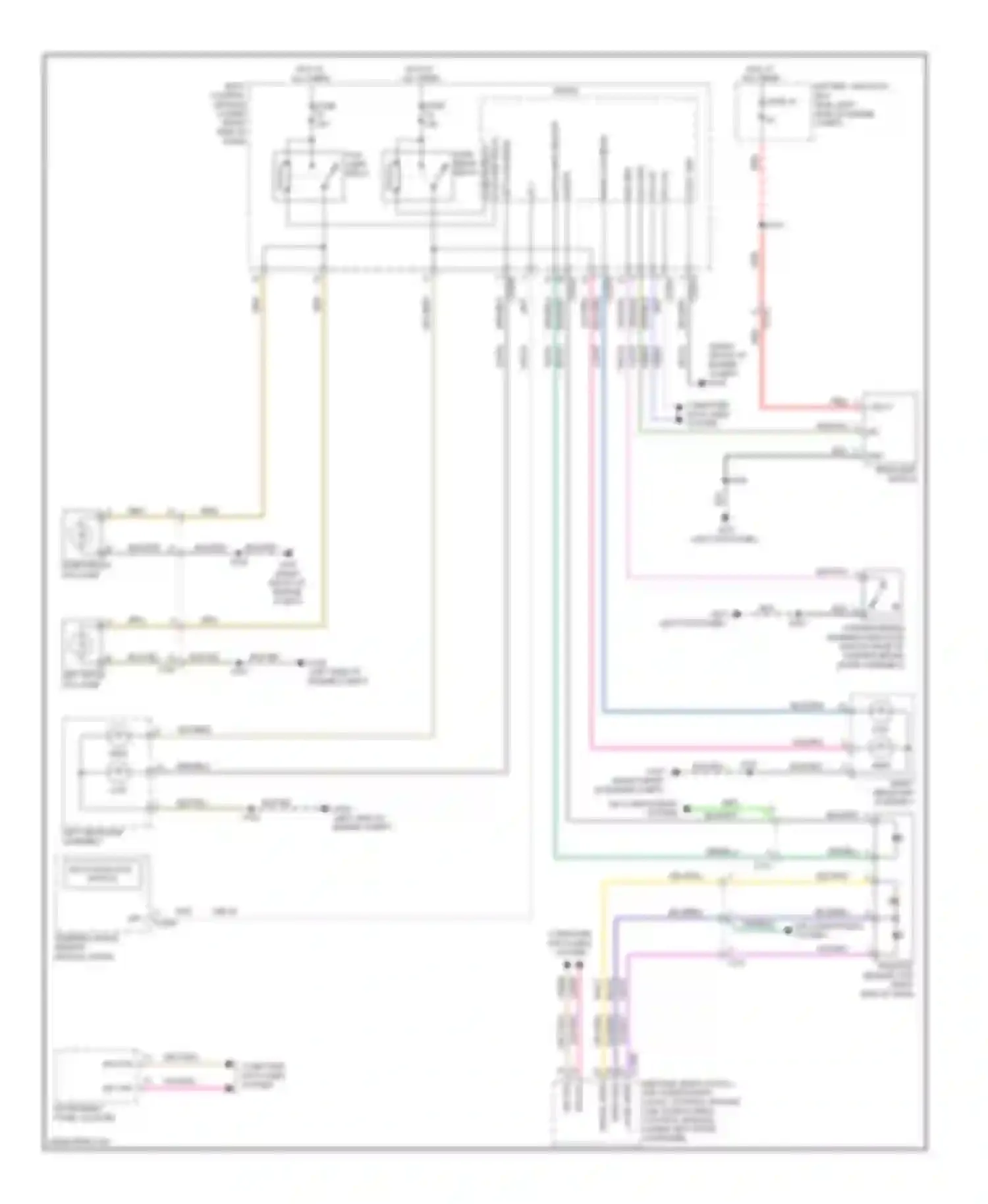 Wiring diagram sunload sensor (top right for Ford C-MAX II (2010-2015) (1 of 1)