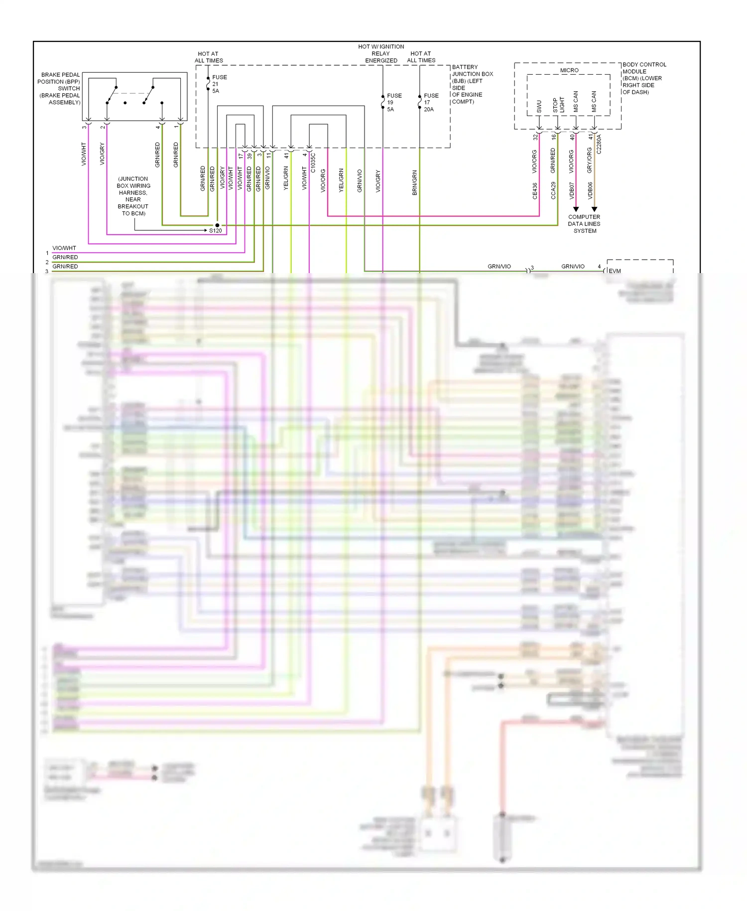 Ford C-MAX II (2010-2015) system wiring diagram  (5 of 9)