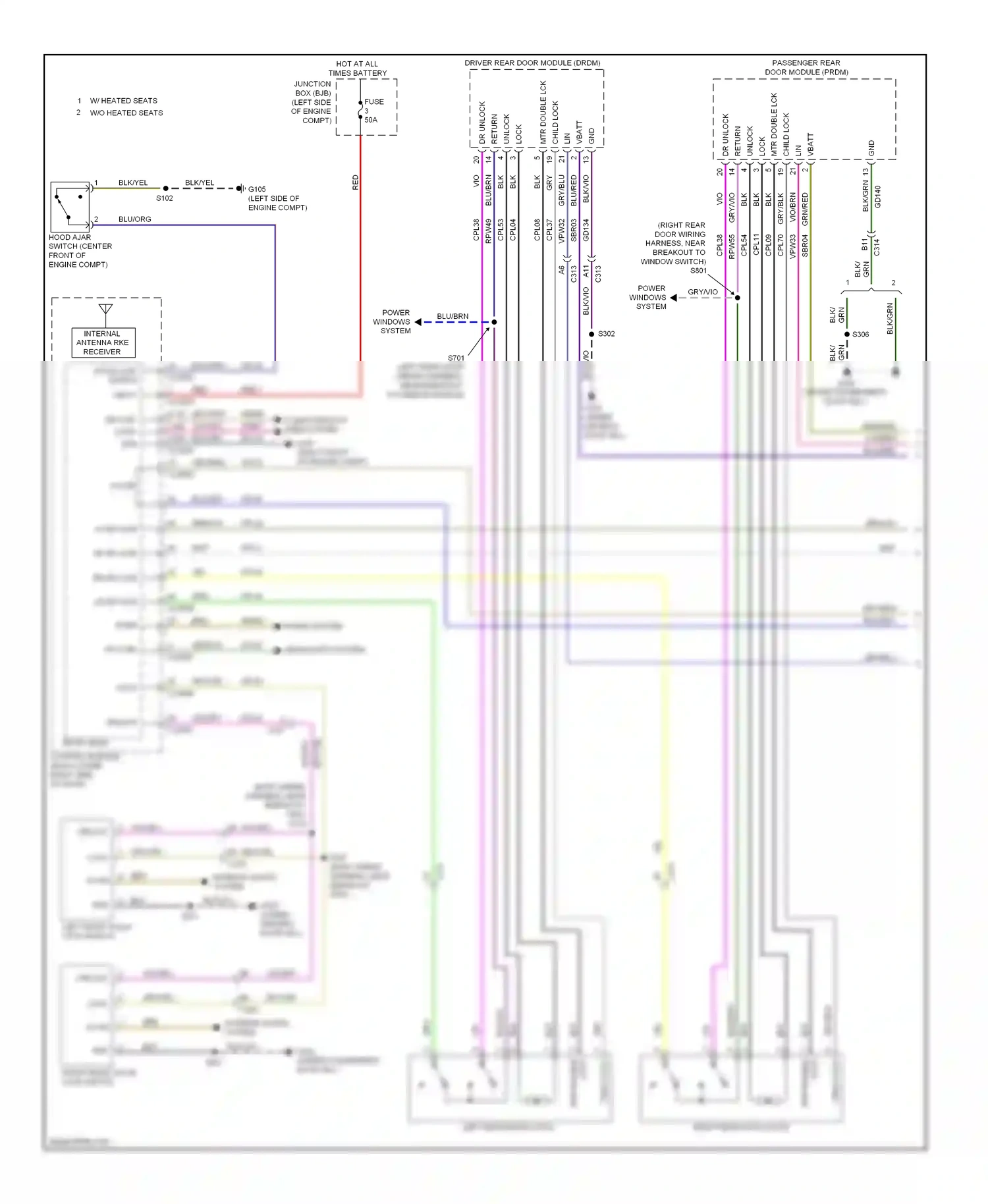 Ford C-MAX II (2010-2015) system wiring diagram  (1 of 9)