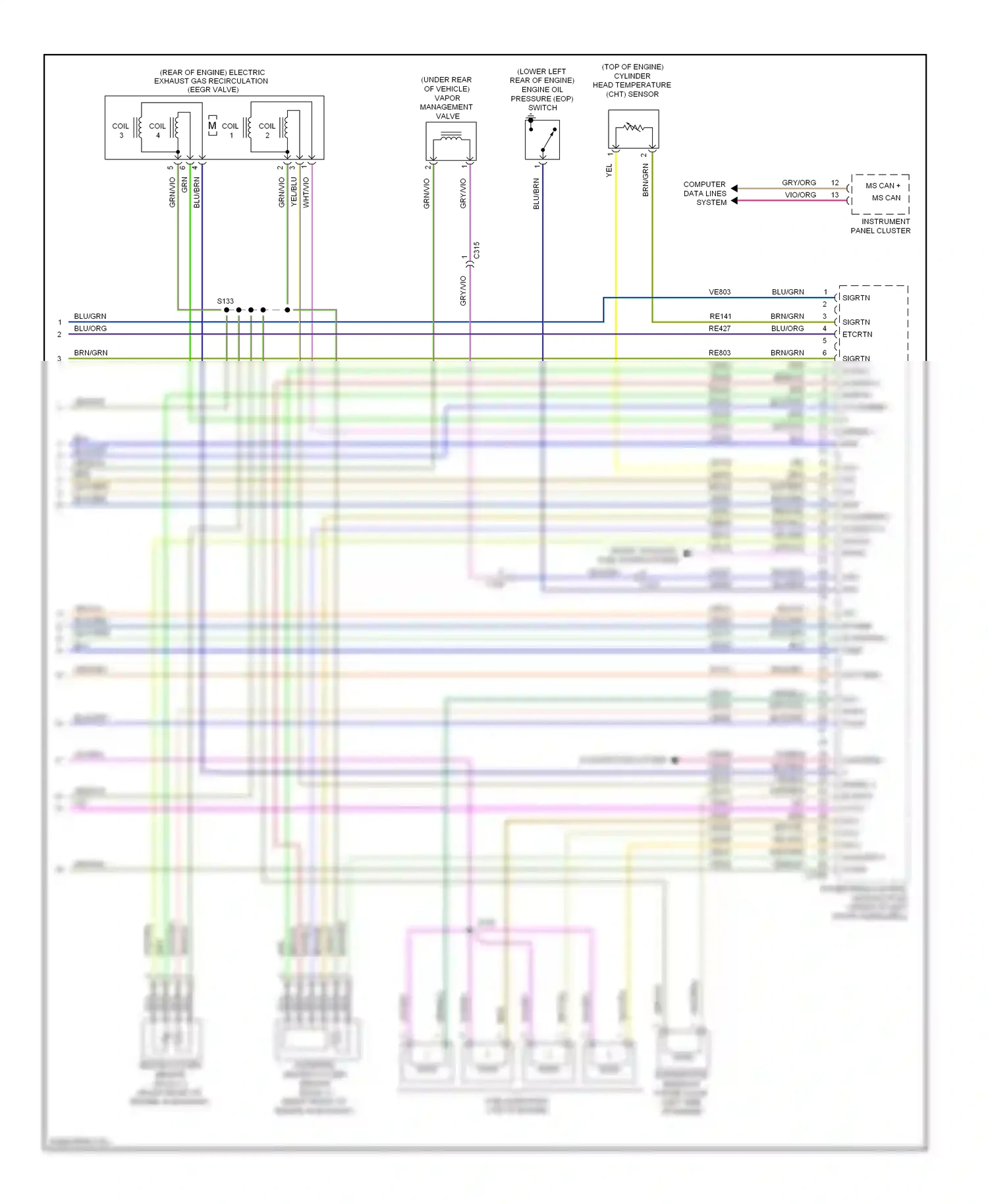 Ford C-MAX II (2010-2015) system wiring diagram  (7 of 9)