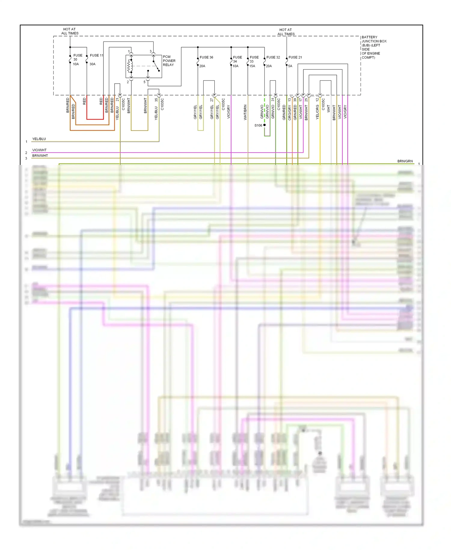 Ford C-MAX II (2010-2015) vref wiring diagram  (3 of 5)