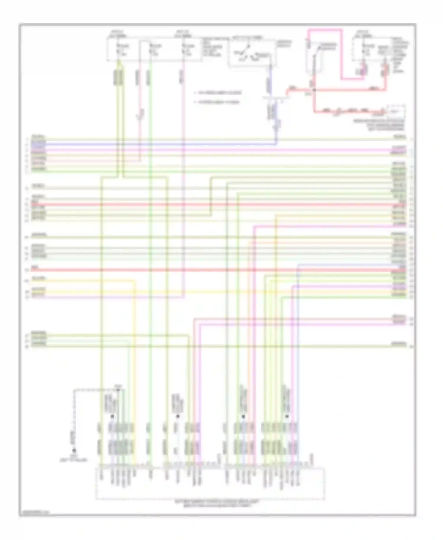 Wiring diagram w/o intelligent access for Ford C-MAX II (2010-2015) (1 of 2)