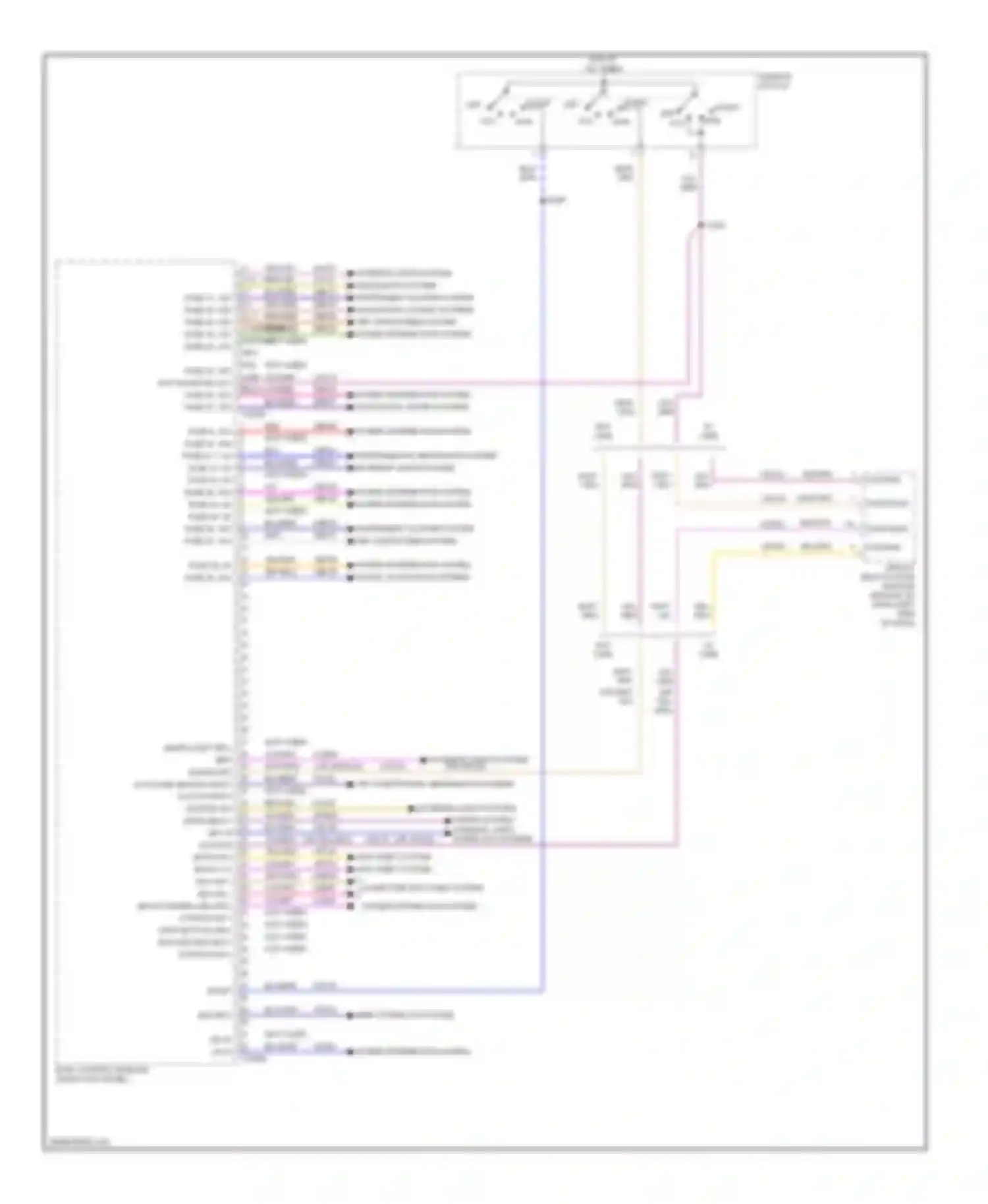 Cab & Chassis F350 Super Duty Ford  (1999-2012): Body control modules circuit (1 of 2)