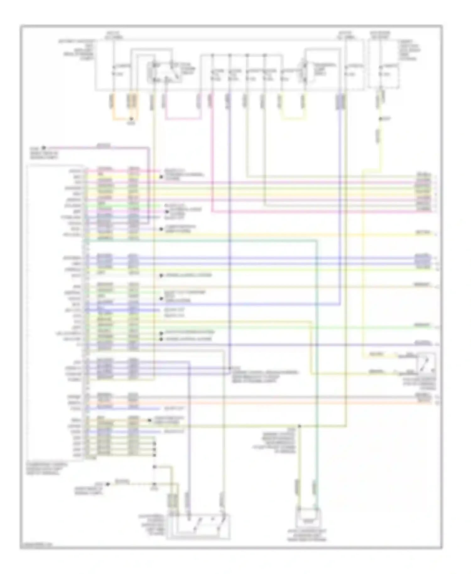 Cab & Chassis F350 Super Duty Ford  (1999-2012): Wiring diagram engine performance 5.4l (1 of 6)