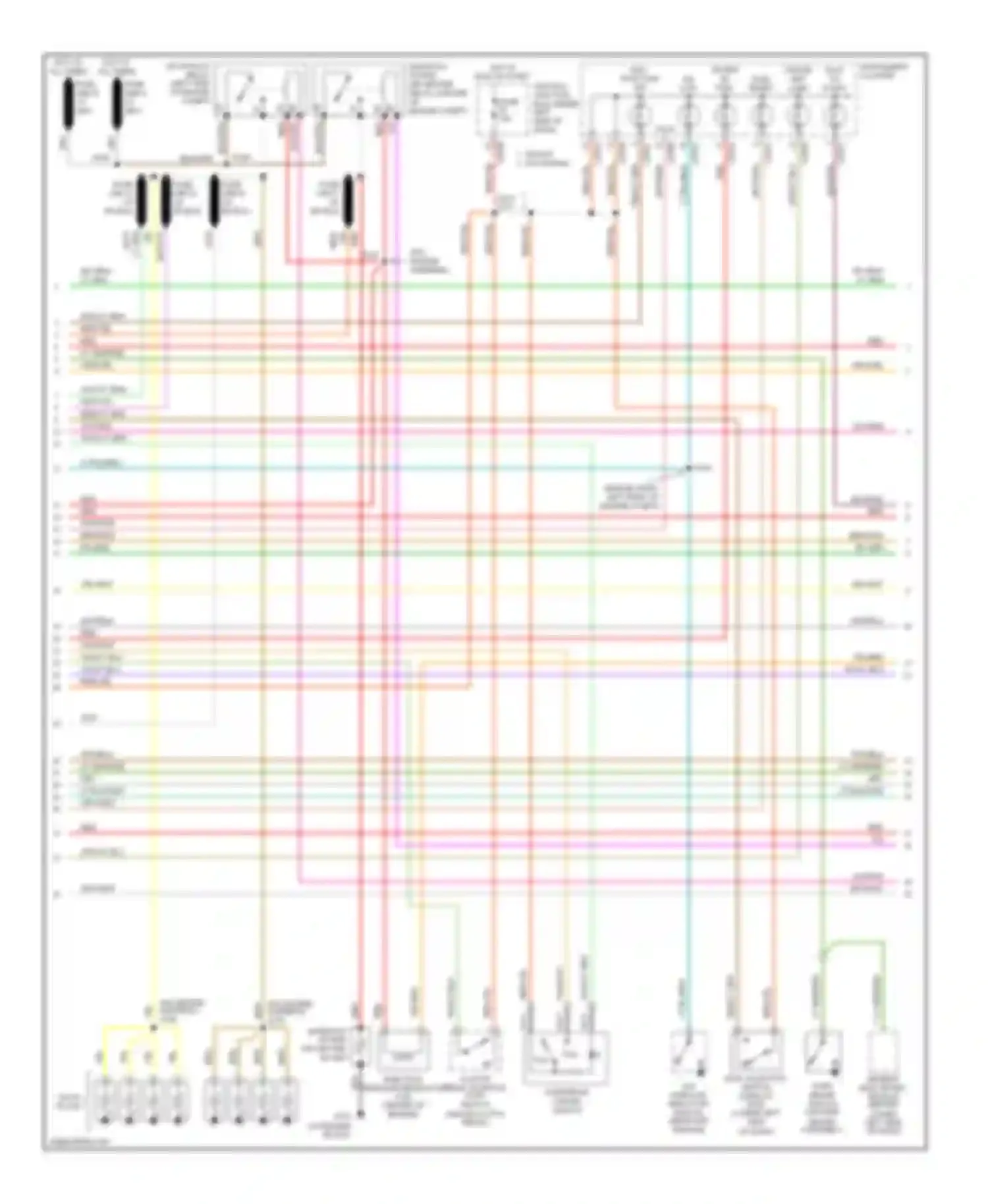 Cab & Chassis F350 Super Duty Ford  (1999-2012): Wiring diagram engine performance 7.3l di turbo diesel (2 of 4)
