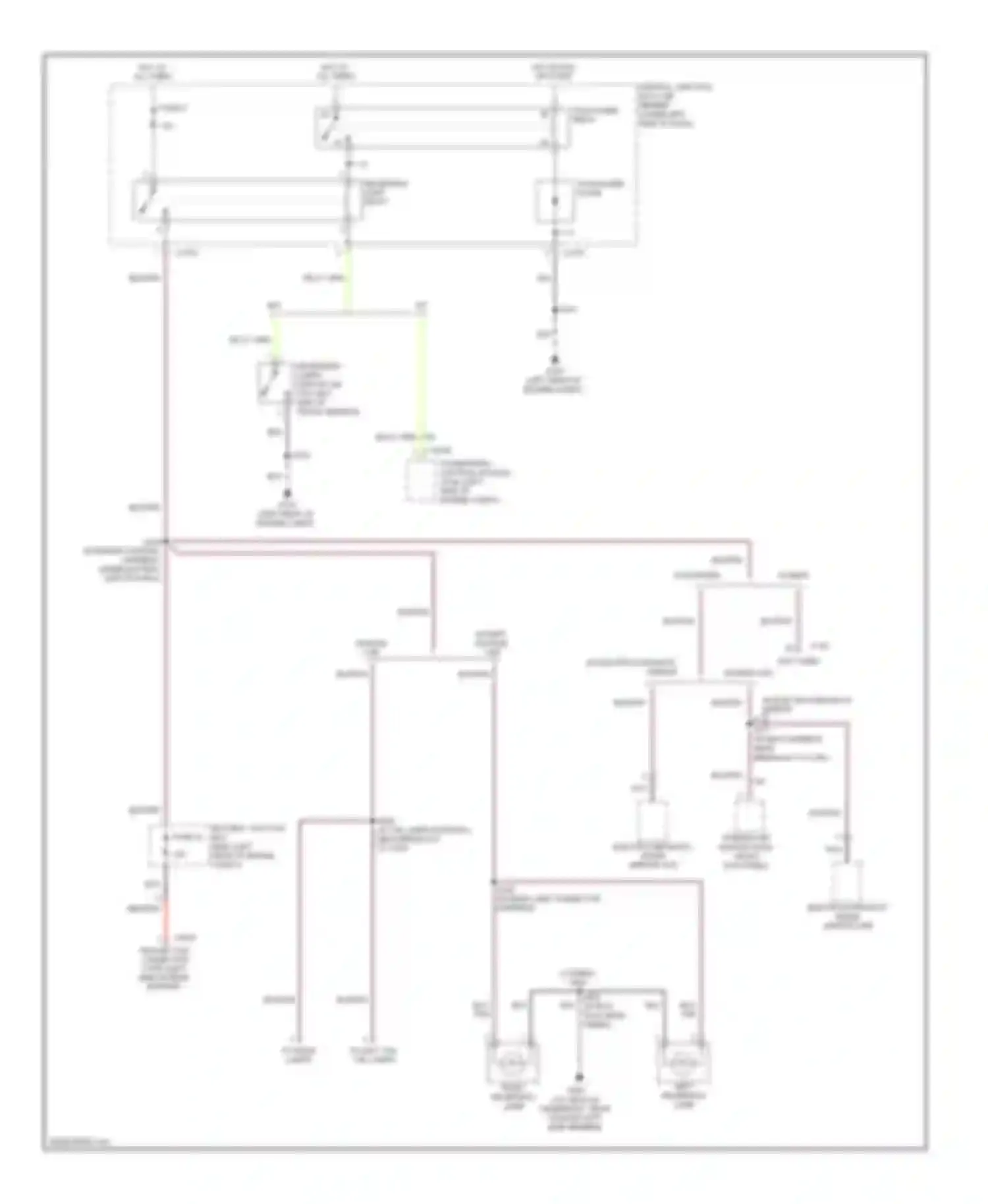 Cab & Chassis F350 Super Duty Ford  (1999-2012): 6.0l diesel, back-up lamps circuit