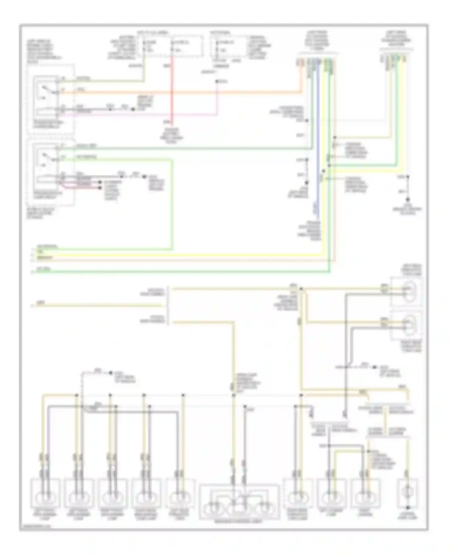 Cab & Chassis F350 Super Duty Ford  (1999-2012): Exterior lamps & trailer connector circuit (2 of 2)
