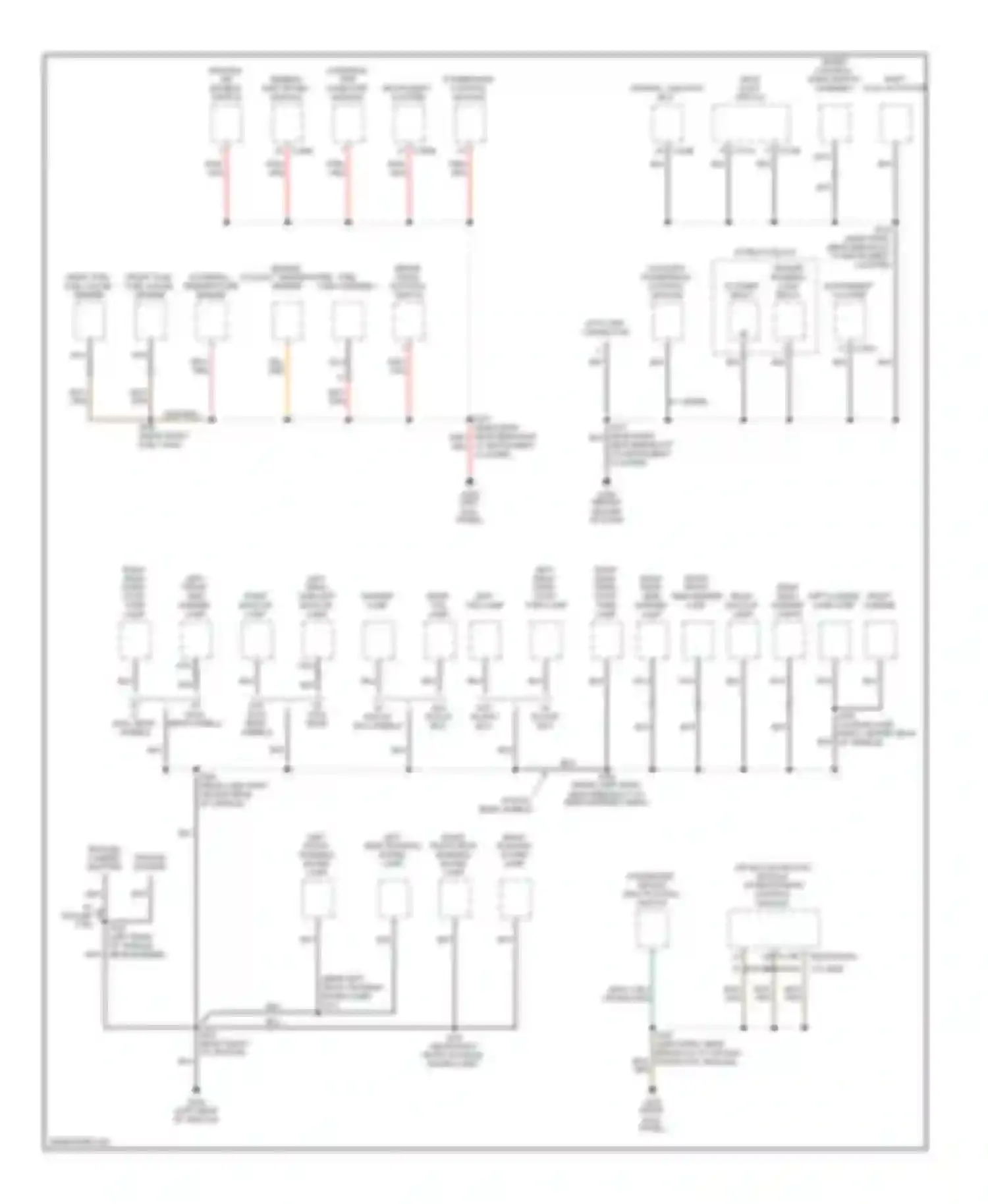 Cab & Chassis F350 Super Duty Ford  (1999-2012): Ground distribution circuit (2 of 3)