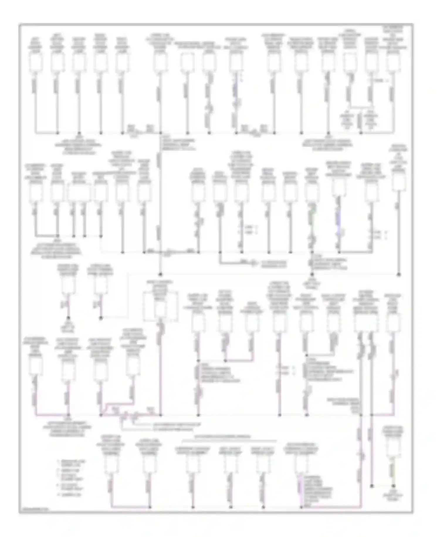 Cab & Chassis F350 Super Duty Ford  (1999-2012): Ground distribution circuit (3 of 4)