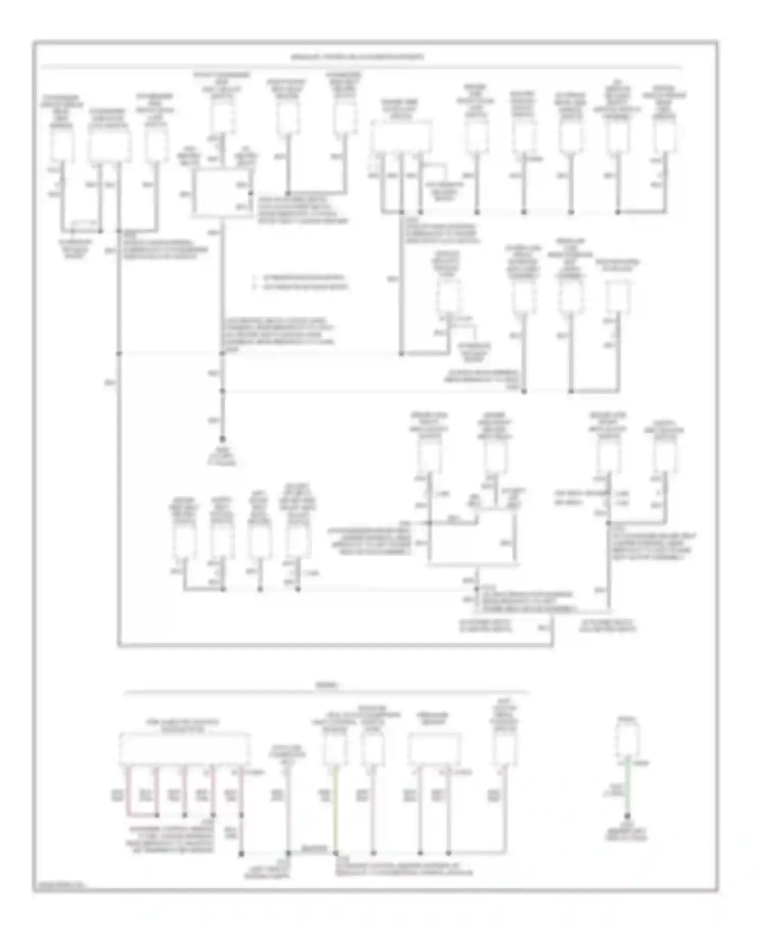 Cab & Chassis F350 Super Duty Ford  (1999-2012): Ground distribution circuit (4 of 7)