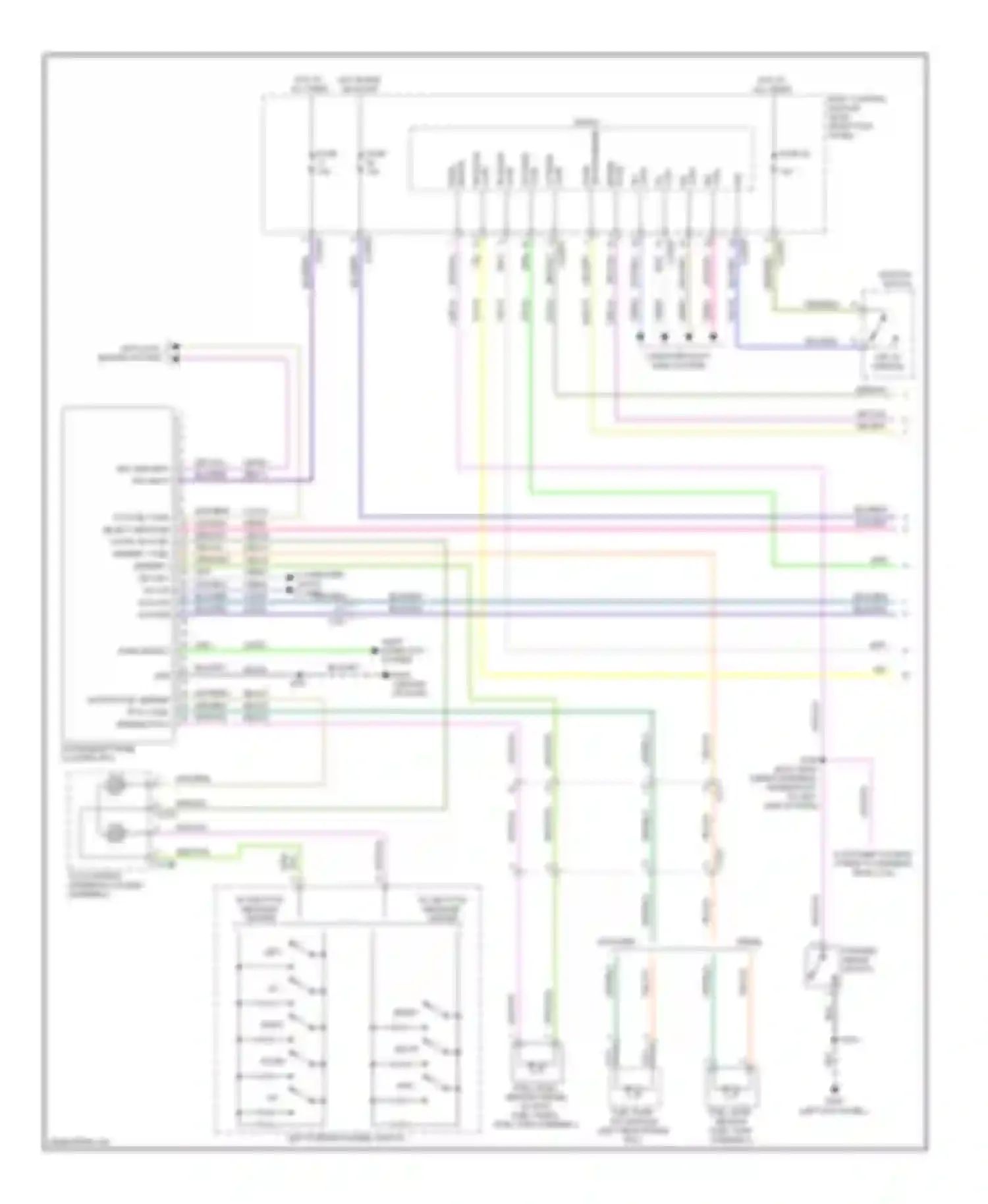 Cab & Chassis F350 Super Duty Ford  (1999-2012): Instrument cluster circuit (1 of 2)