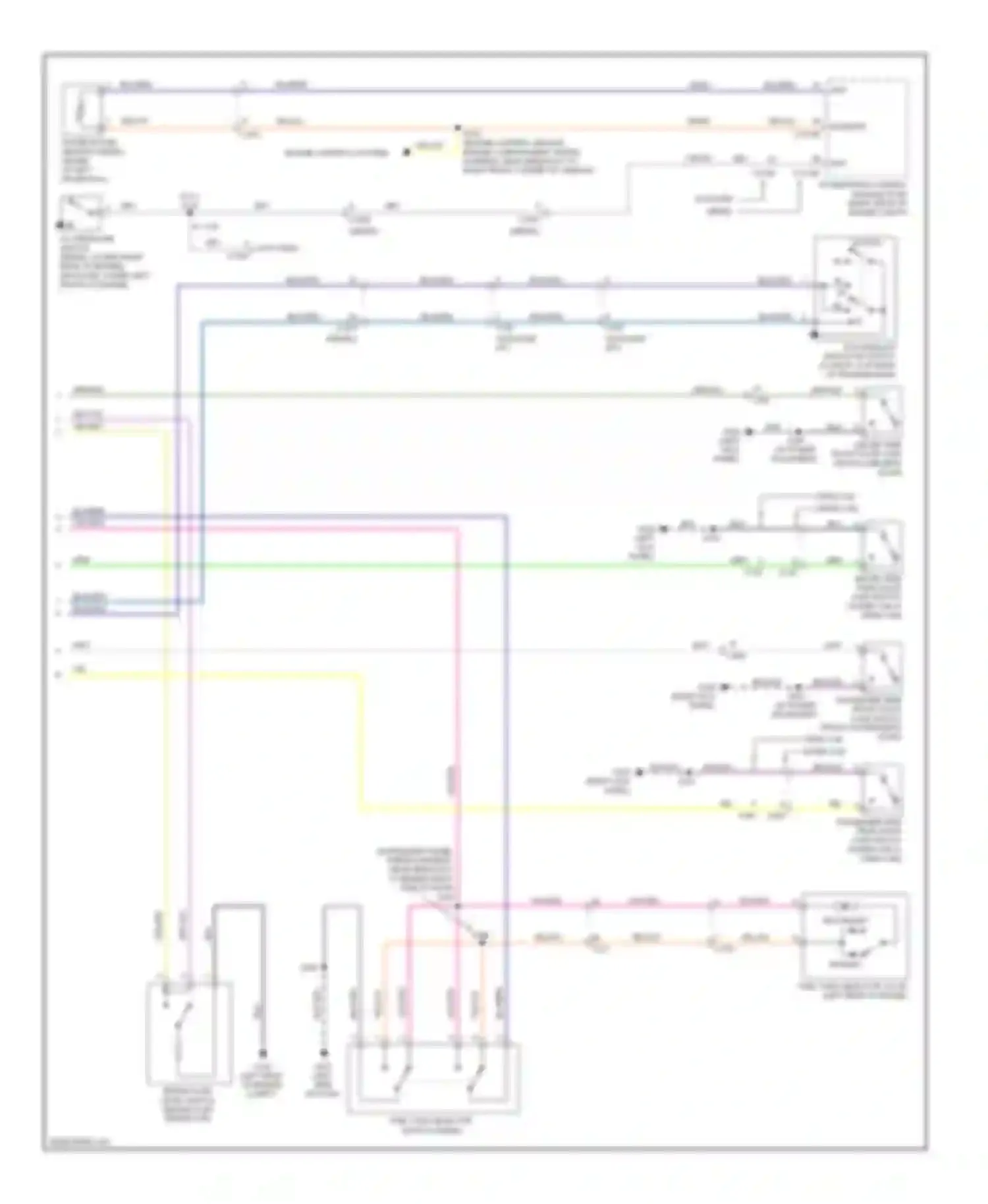 Cab & Chassis F350 Super Duty Ford  (1999-2012): Instrument cluster circuit (2 of 2)
