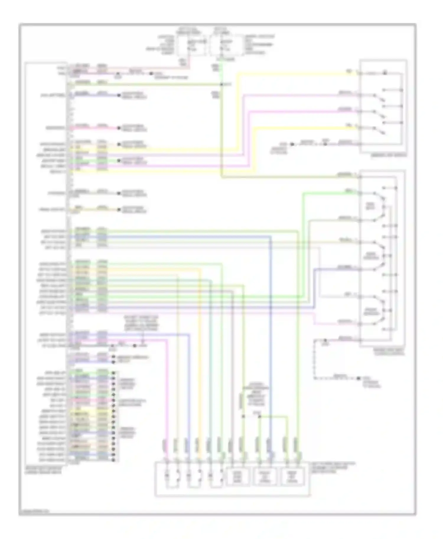 Cab & Chassis F350 Super Duty Ford  (1999-2012): Driver"s memory seat circuit, late production