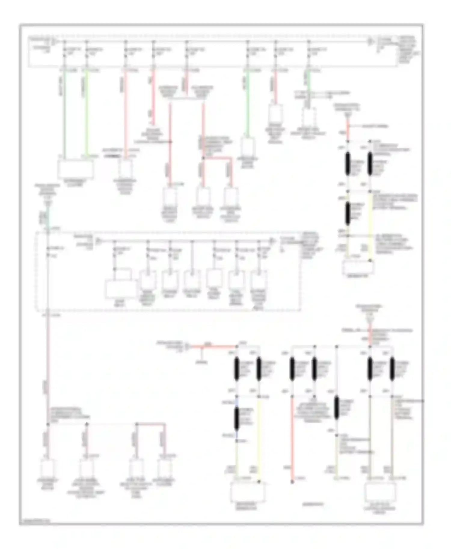 Cab & Chassis F350 Super Duty Ford  (1999-2012): Power distribution circuit (2 of 4)