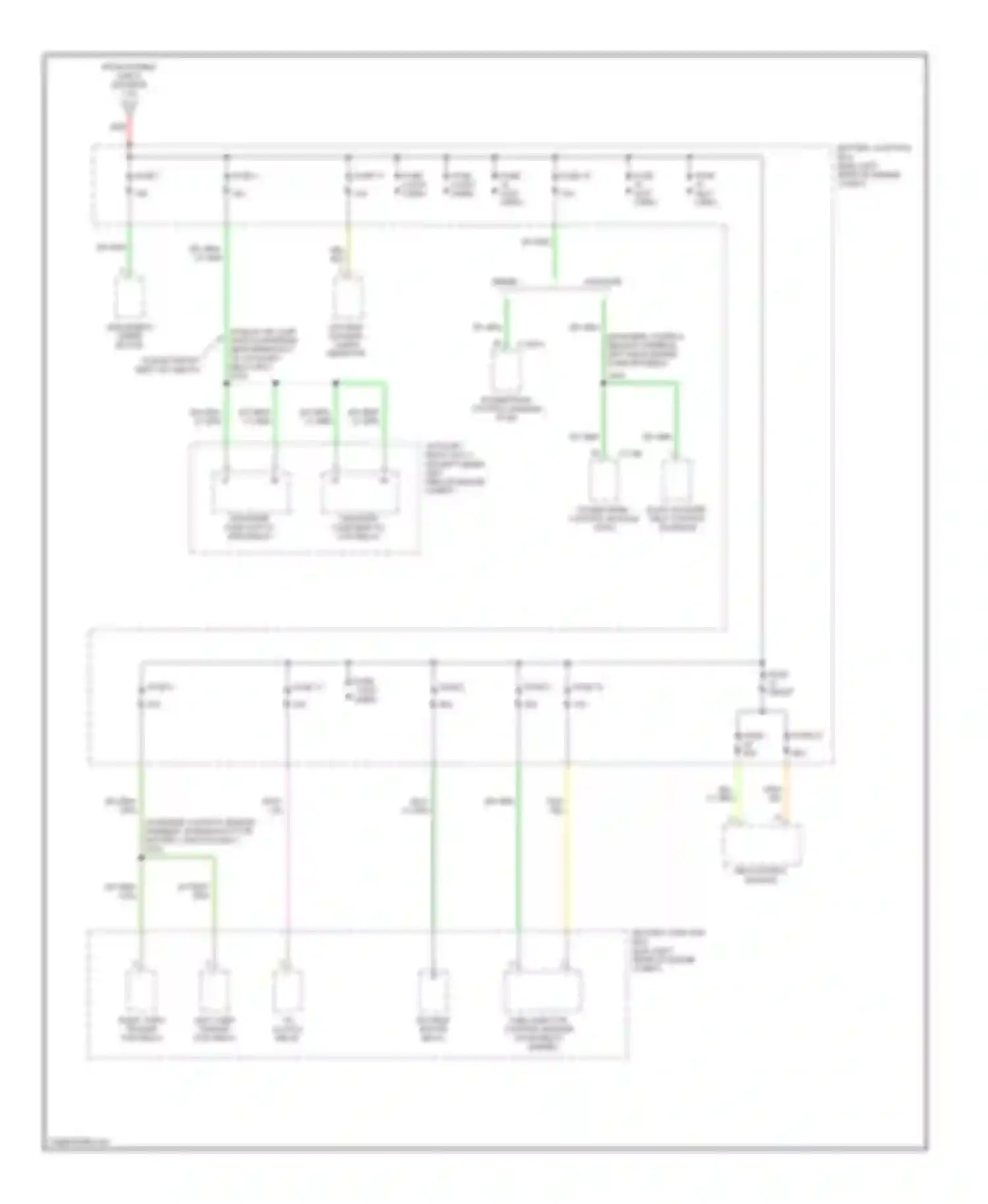 Cab & Chassis F350 Super Duty Ford  (1999-2012): Power distribution circuit (5 of 5)