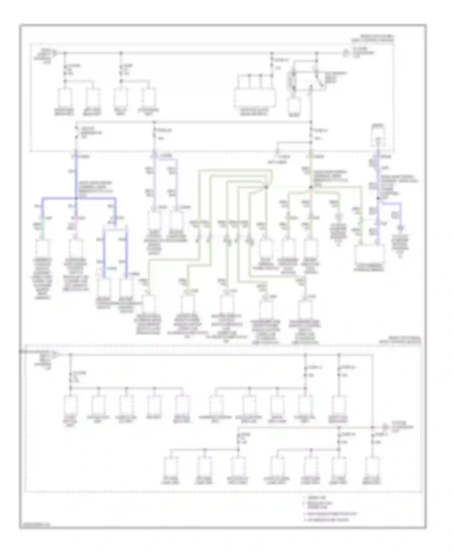 Cab & Chassis F350 Super Duty Ford  (1999-2012): Power distribution circuit (7 of 9)