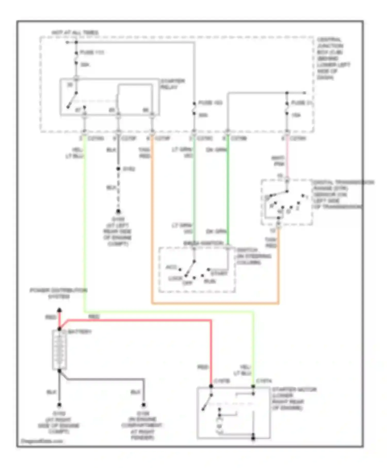 Cab & Chassis F350 Super Duty Ford  (1999-2012): 5.4l, starting circuit, a/t
