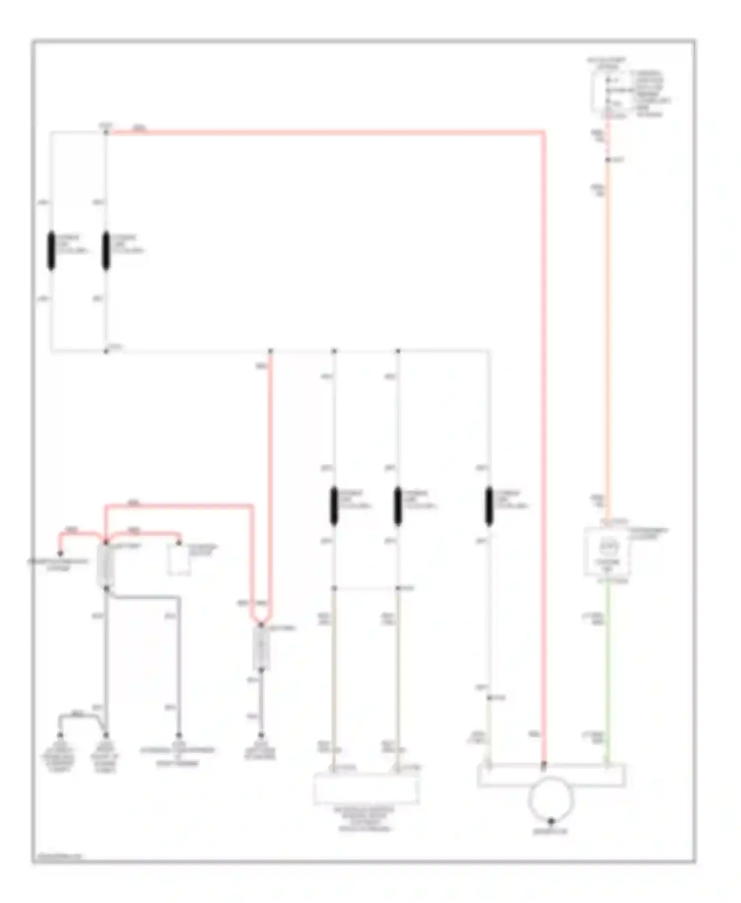 Cab & Chassis F350 Super Duty Ford  (1999-2012): 6.0l diesel, charging circuit, without dual generators