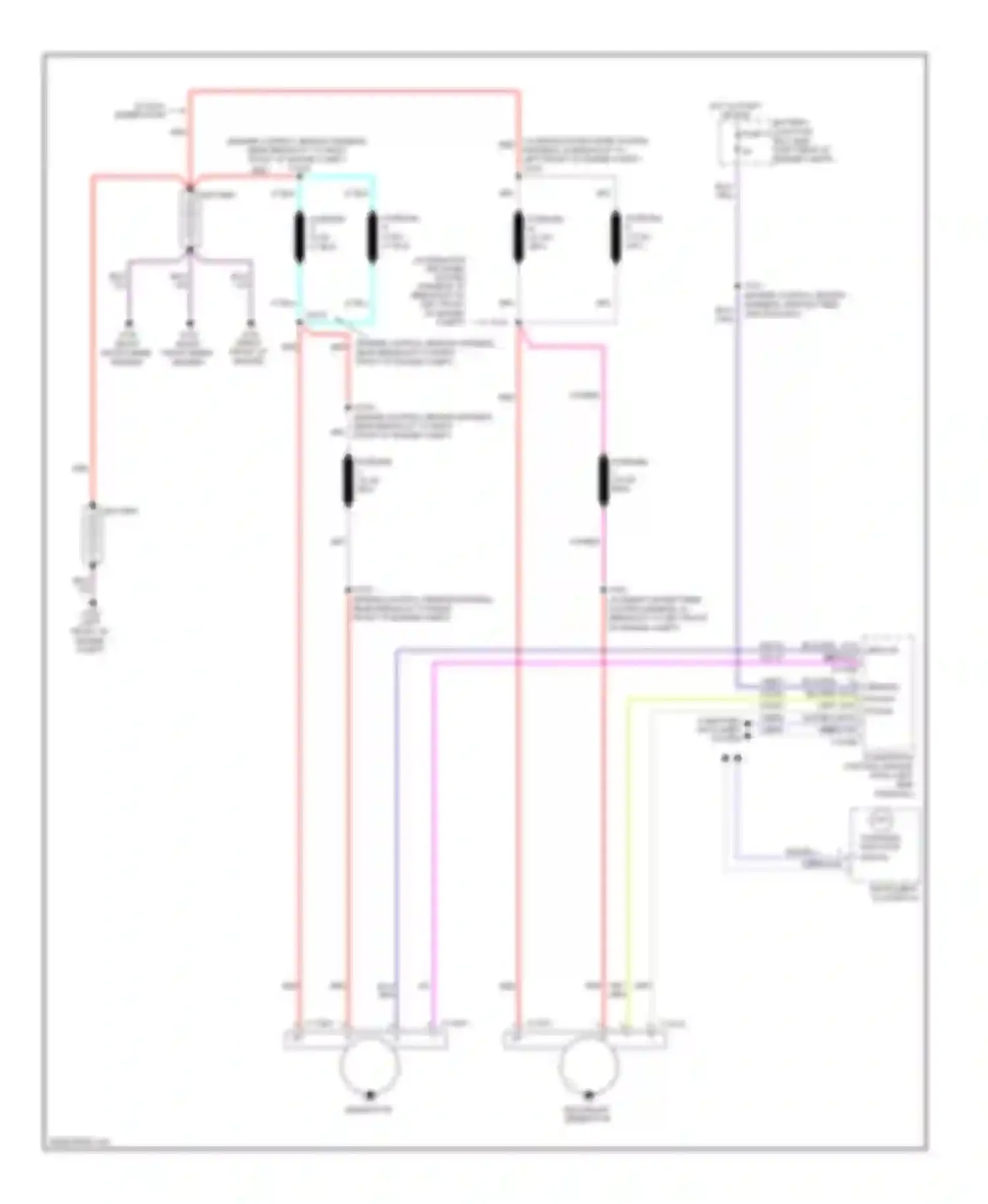 Cab & Chassis F350 Super Duty Ford  (1999-2012): 6.4l diesel, charging circuit