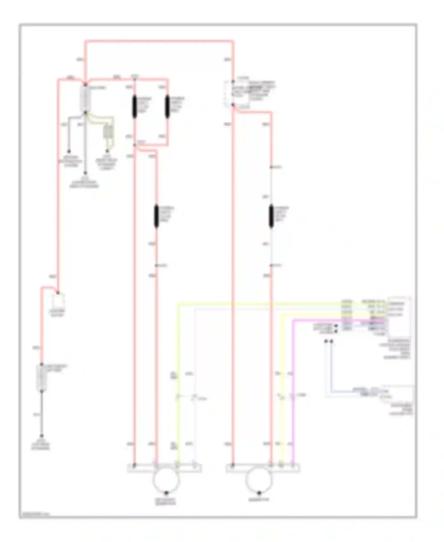 Cab & Chassis F350 Super Duty Ford  (1999-2012): 6.7l turbo diesel, charging circuit, with dual generators