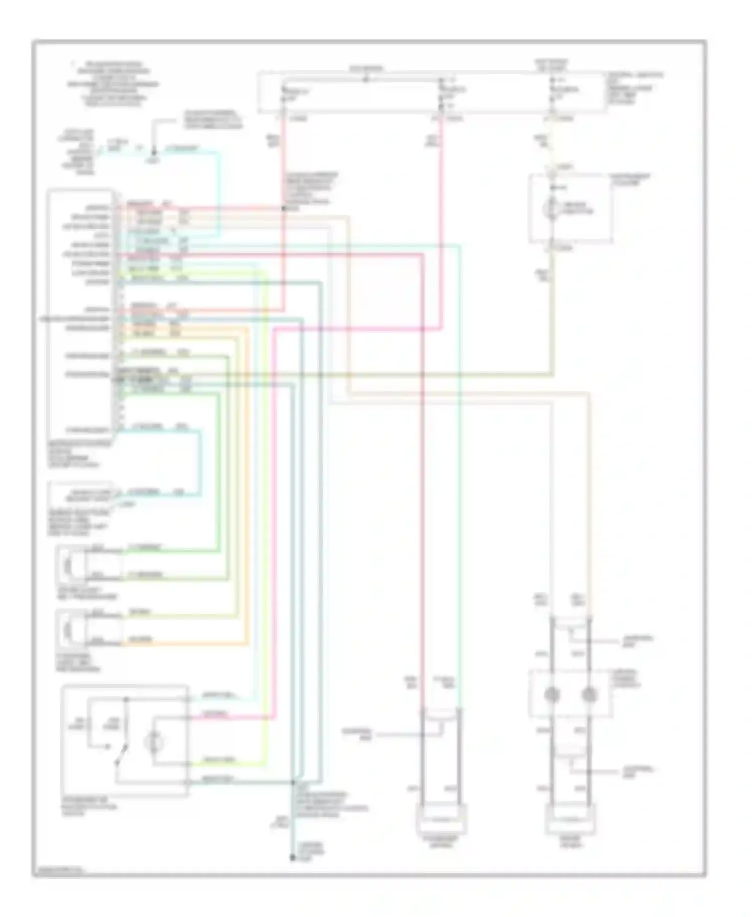 Cab & Chassis F350 Super Duty Ford  (1999-2012): Supplemental restraints circuit, late production