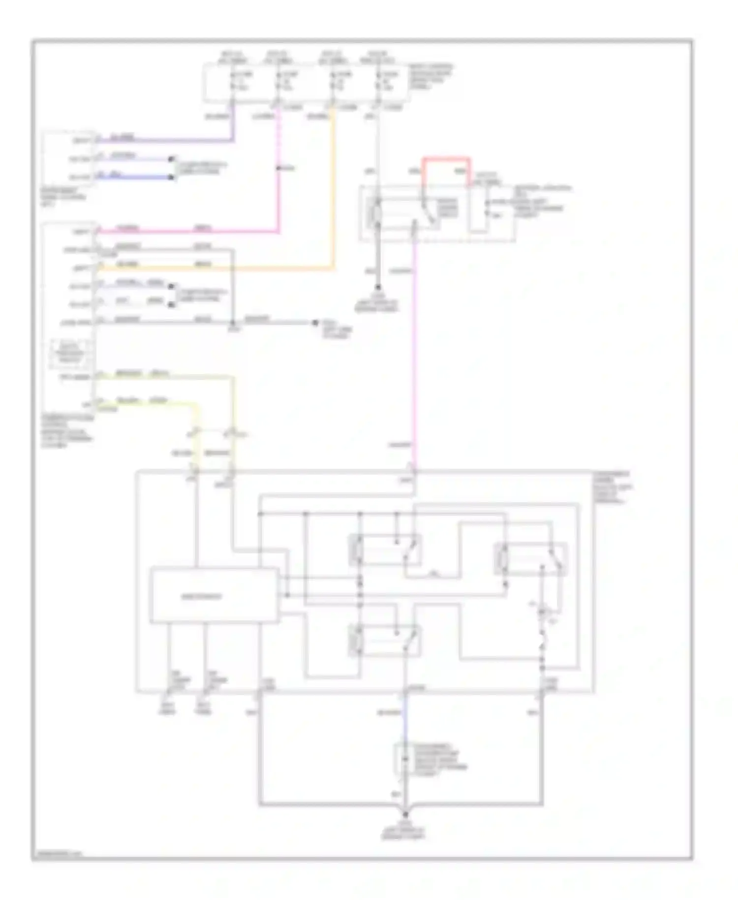 Cab & Chassis F350 Super Duty Ford  (1999-2012): Wiper/washer circuit